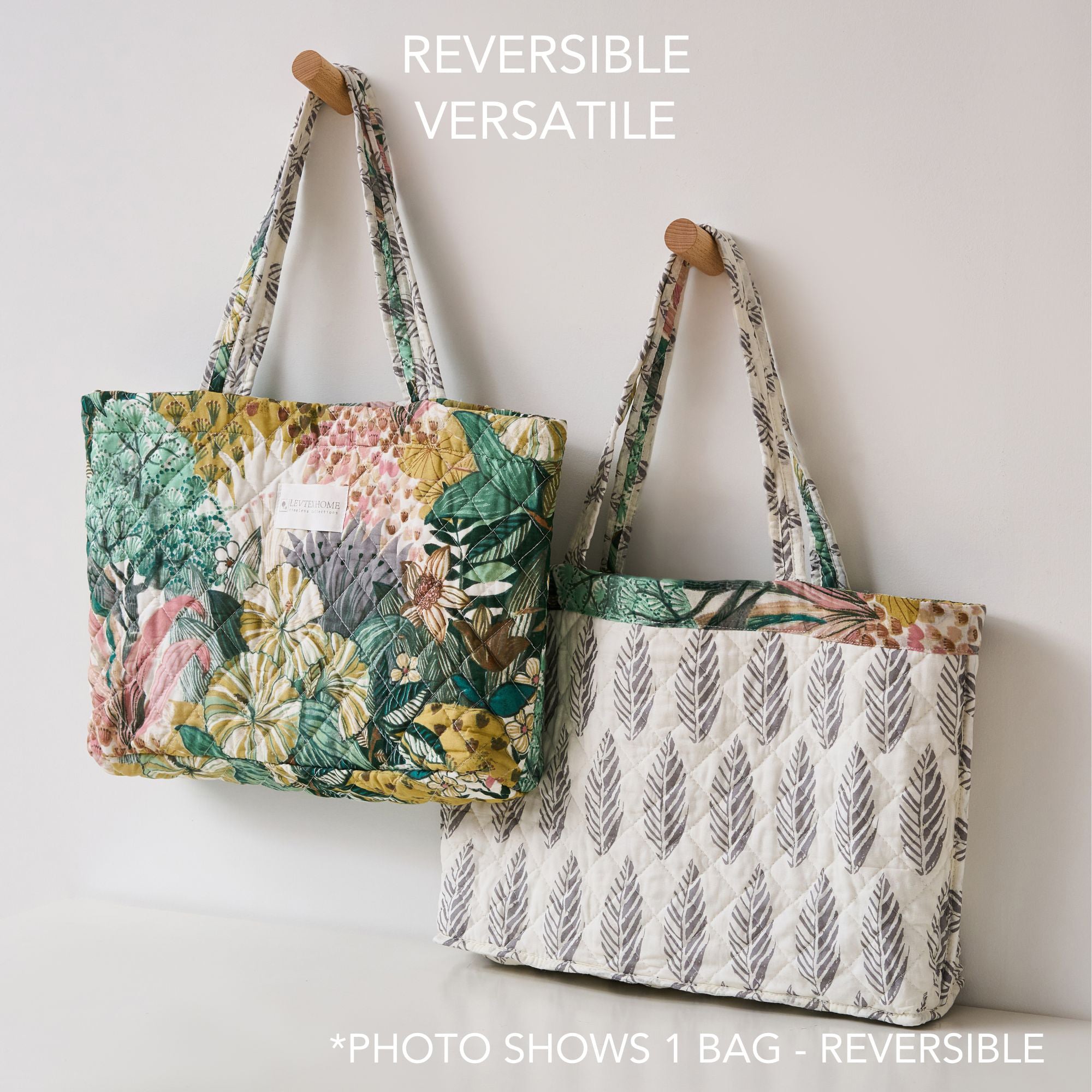 Levtex Home Ashika Tote Bag Tote Bags