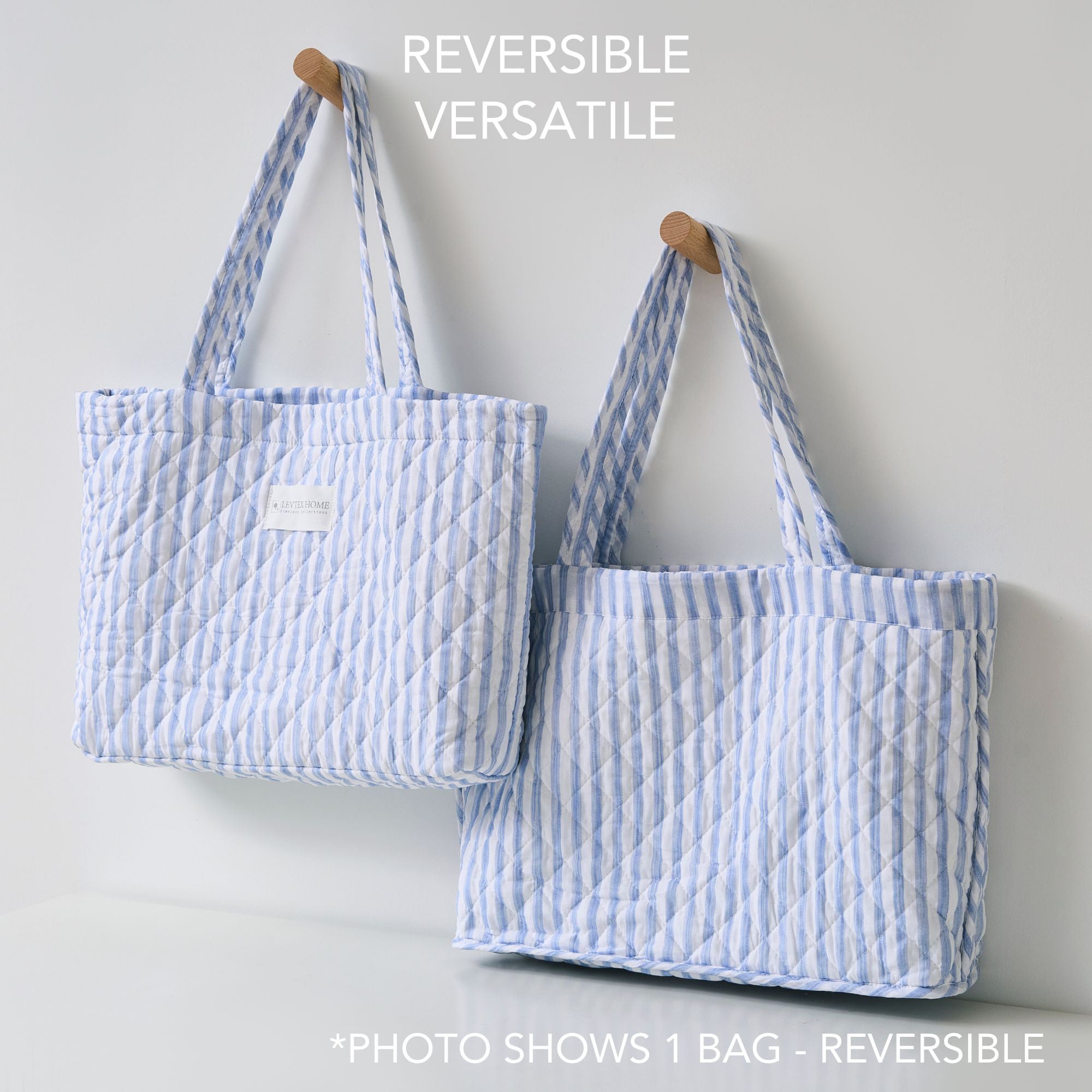 Martha Stripe Tote Bag