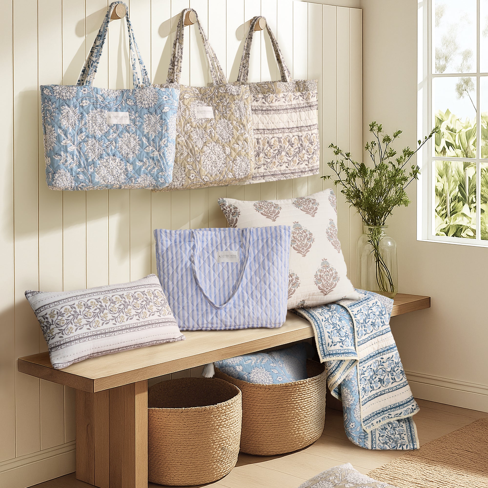 Adare Taupe Tote Bag