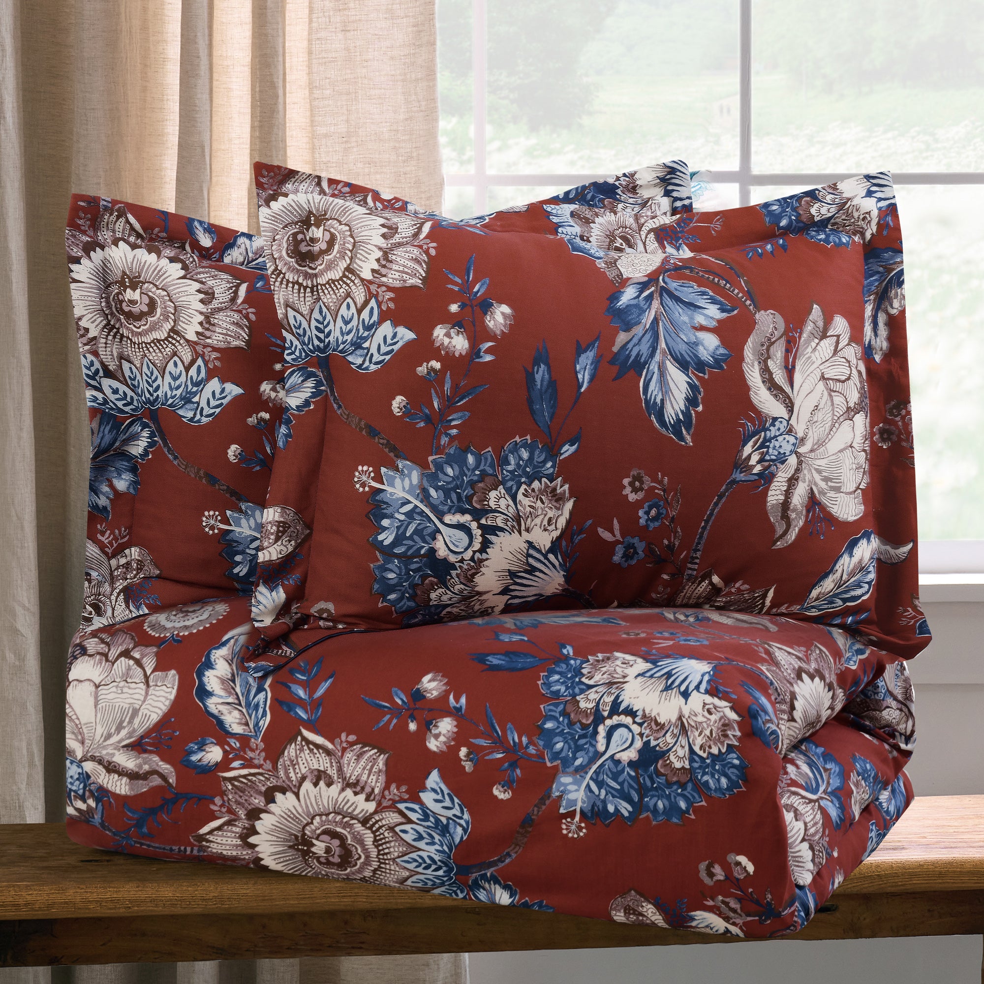 Royce Red Duvet Cover Set