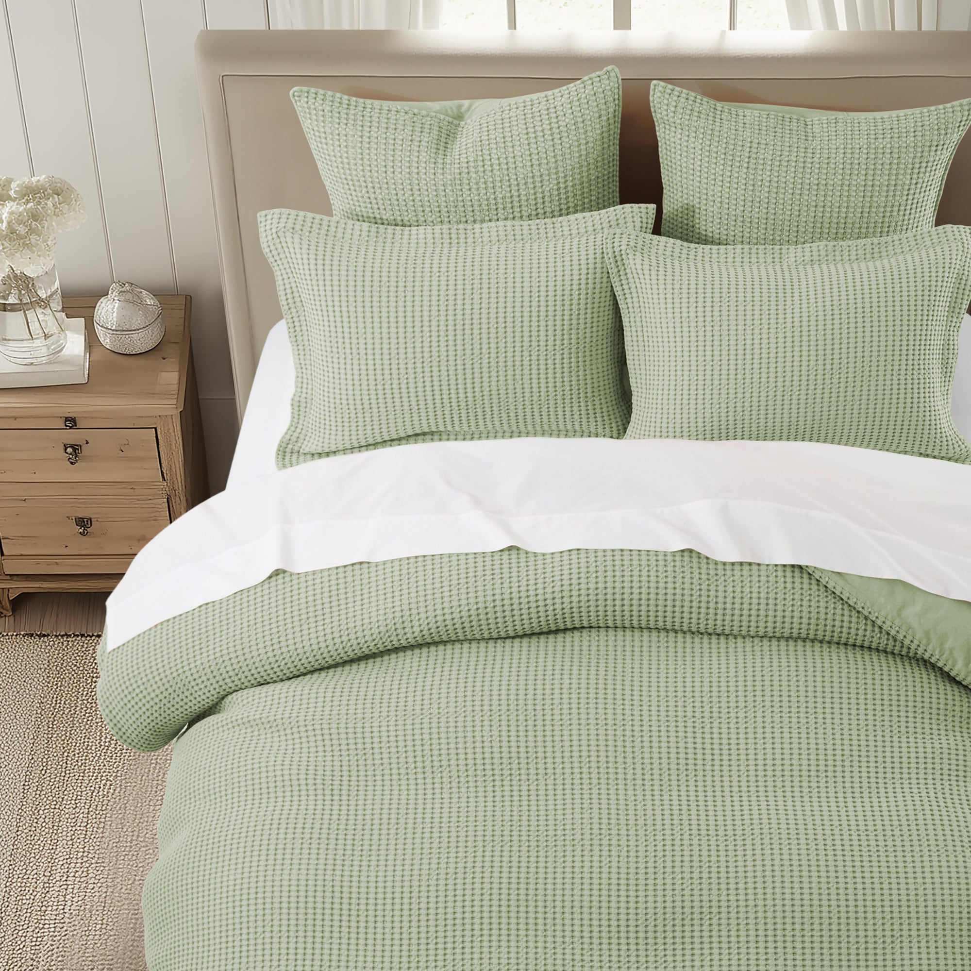 Levtex Home Mills Waffle Duvet Cover Set Duvets