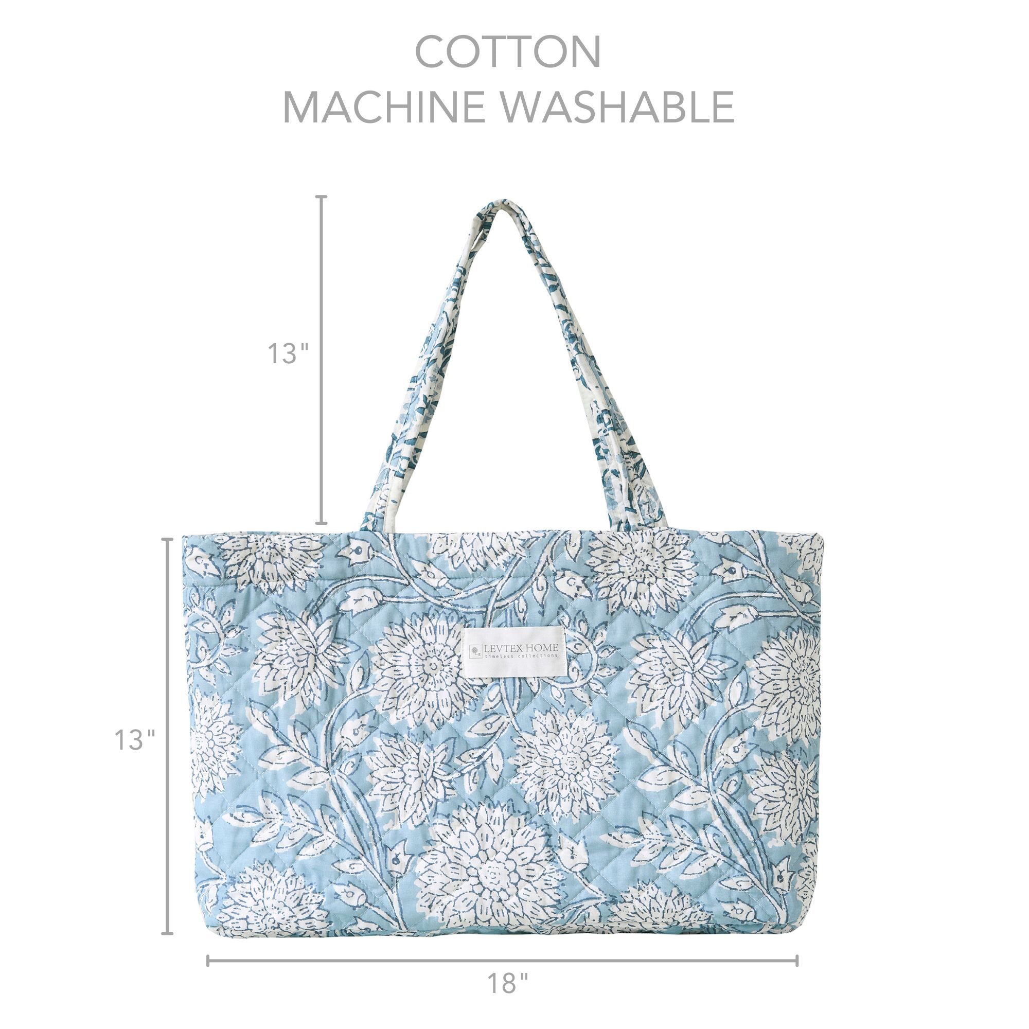 Adare Blue Tote Bag
