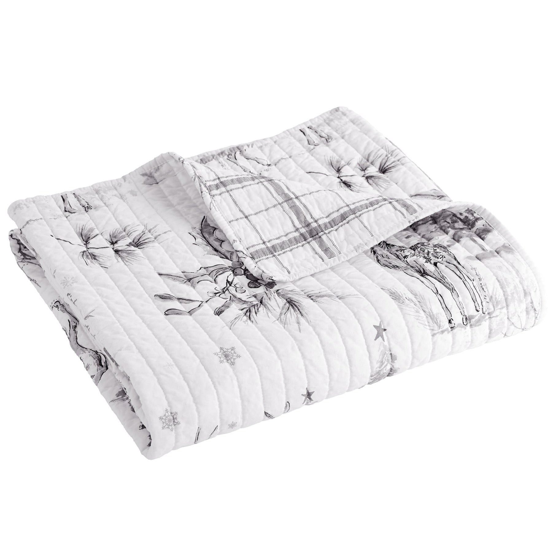Levtex Home Sleigh Bells Quilted Throw Throws