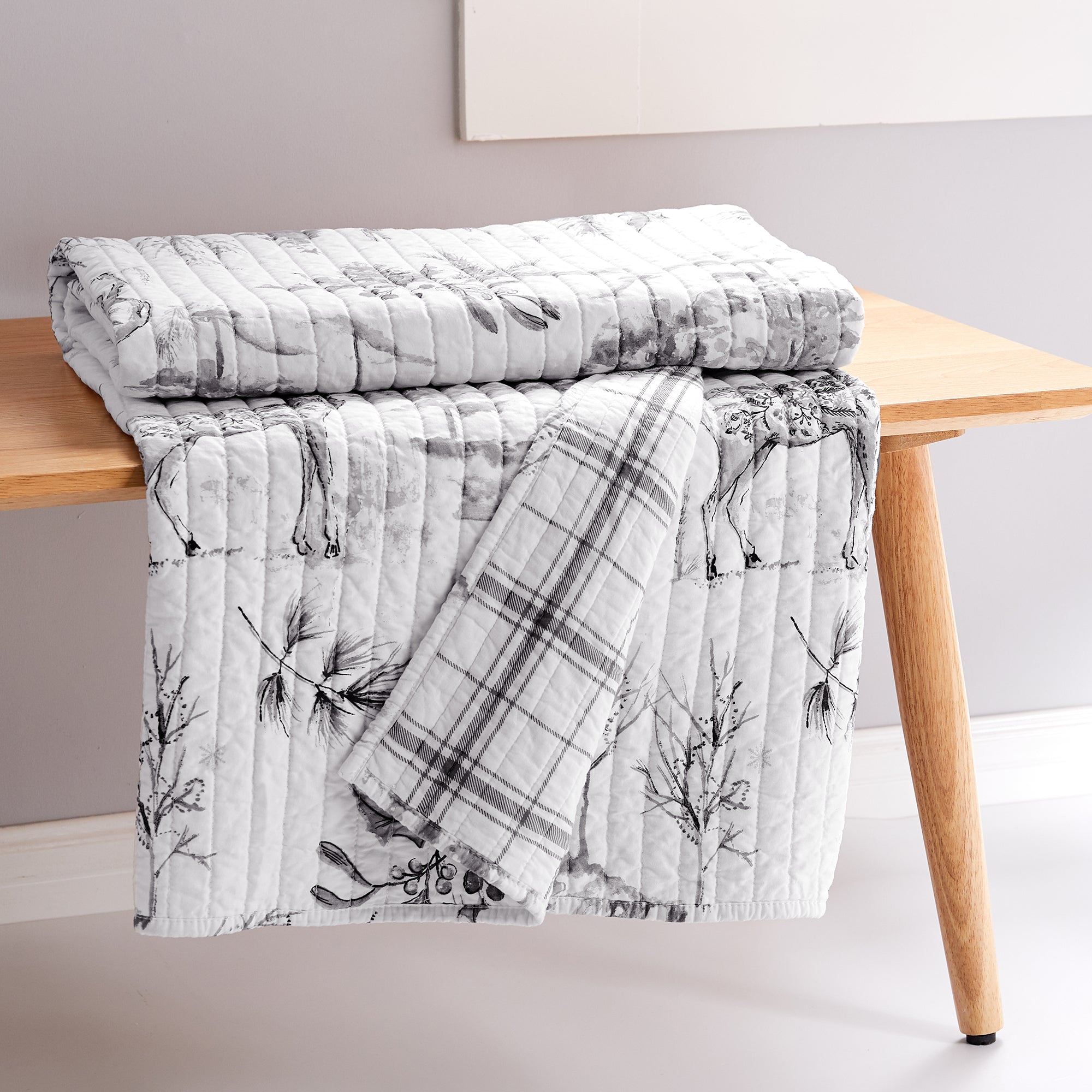Levtex Home Sleigh Bells Quilted Throw Throws