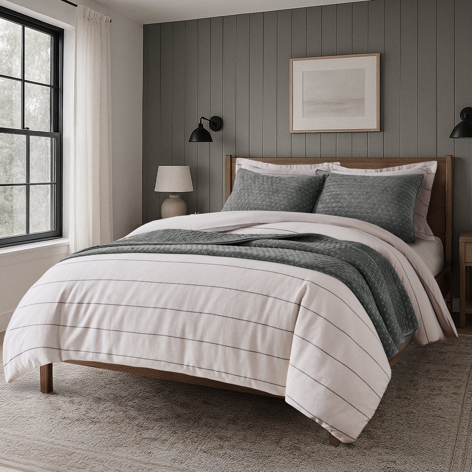 Levtex Home Velvet Stitch Quilt Set Quilts