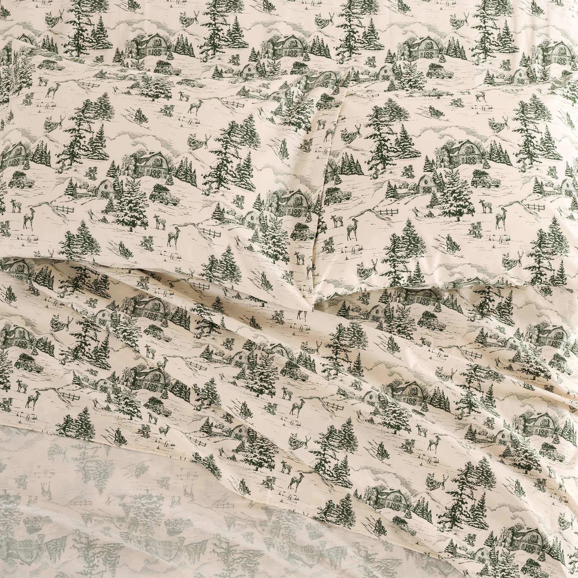 Winter Sleigh Ride Sheet Set