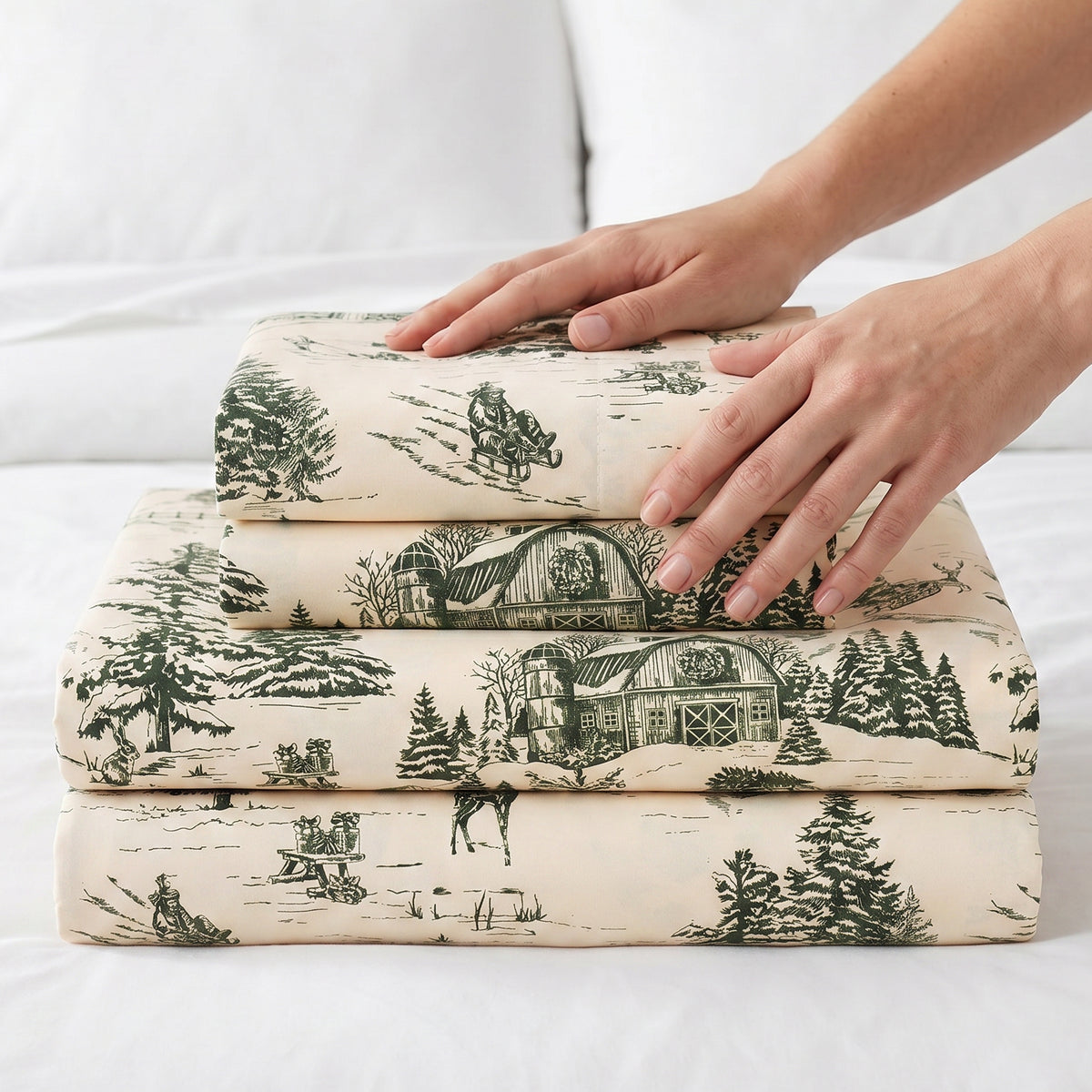 Winter Sleigh Ride Sheet Set