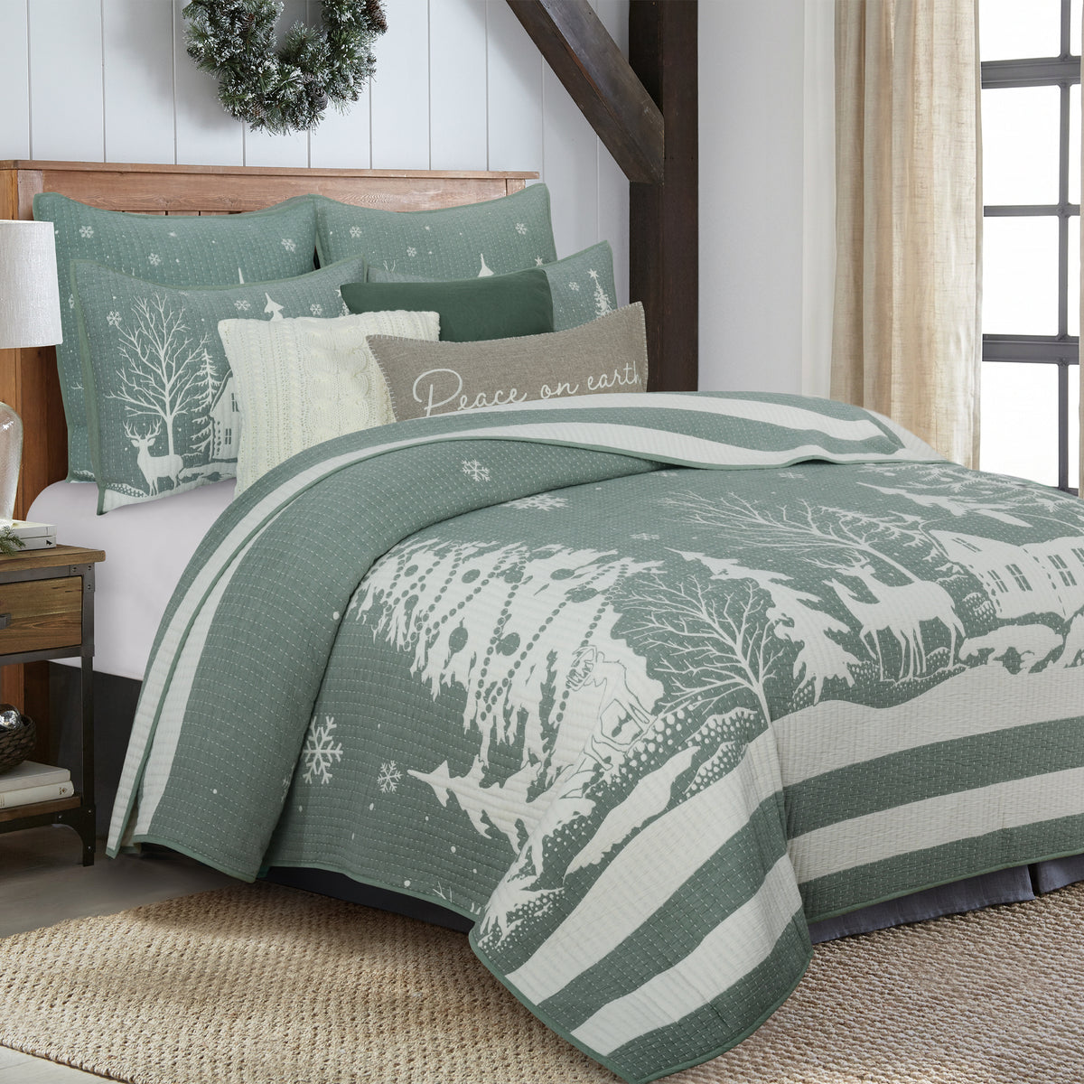 Winterscape Euro Sham Set of 2