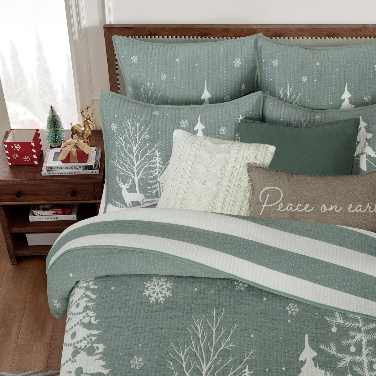 Winterscape Euro Sham Set of 2