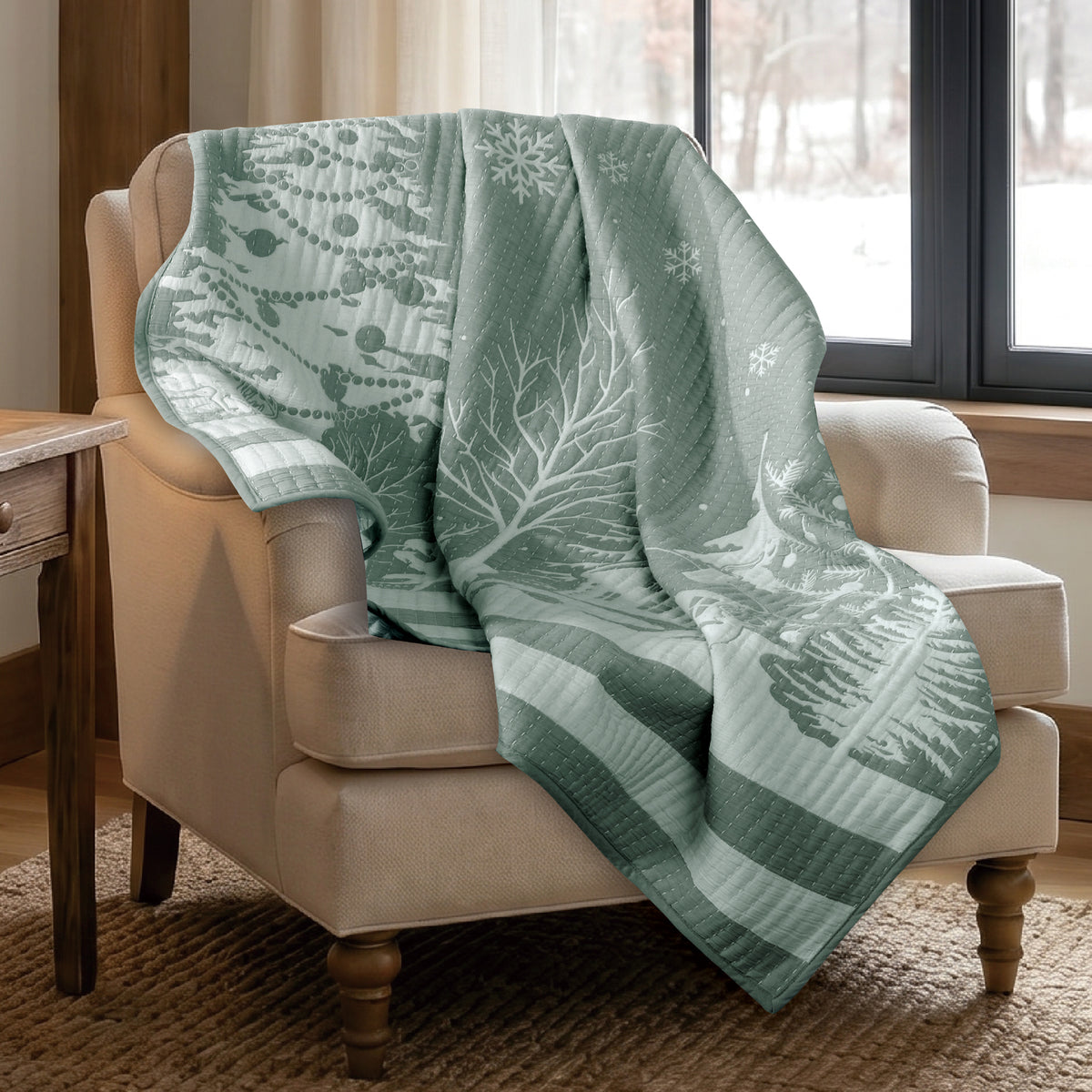 Winterscape Quilted Throw