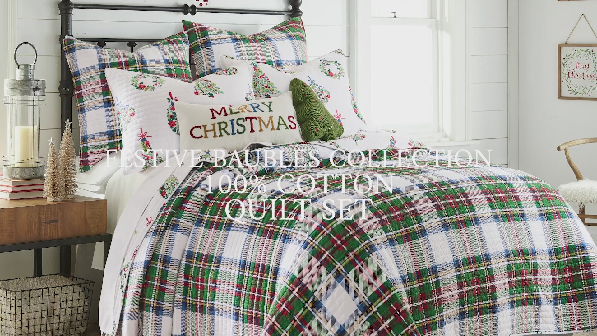 Levtex Home Festive Baubles Quilt Set Quilts