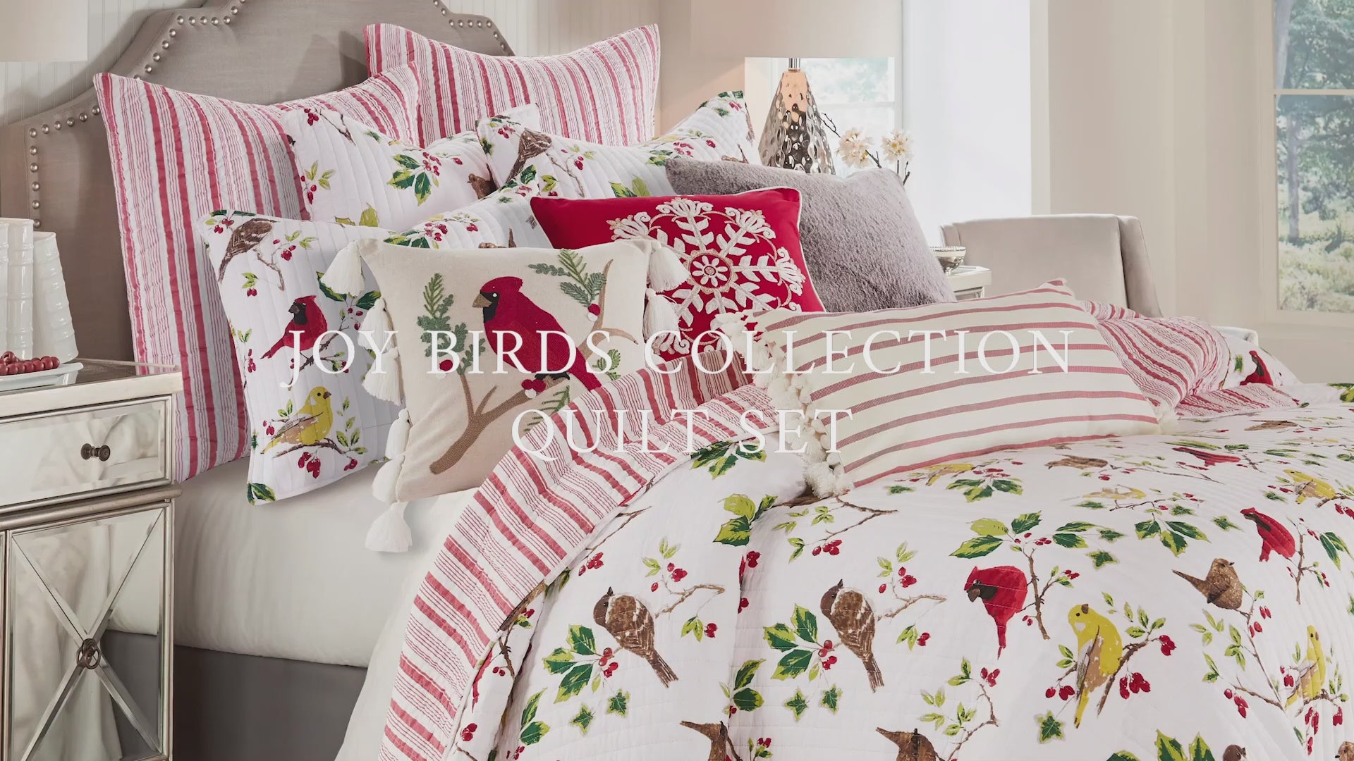 Levtex Home Joy Birds Quilt Quilts