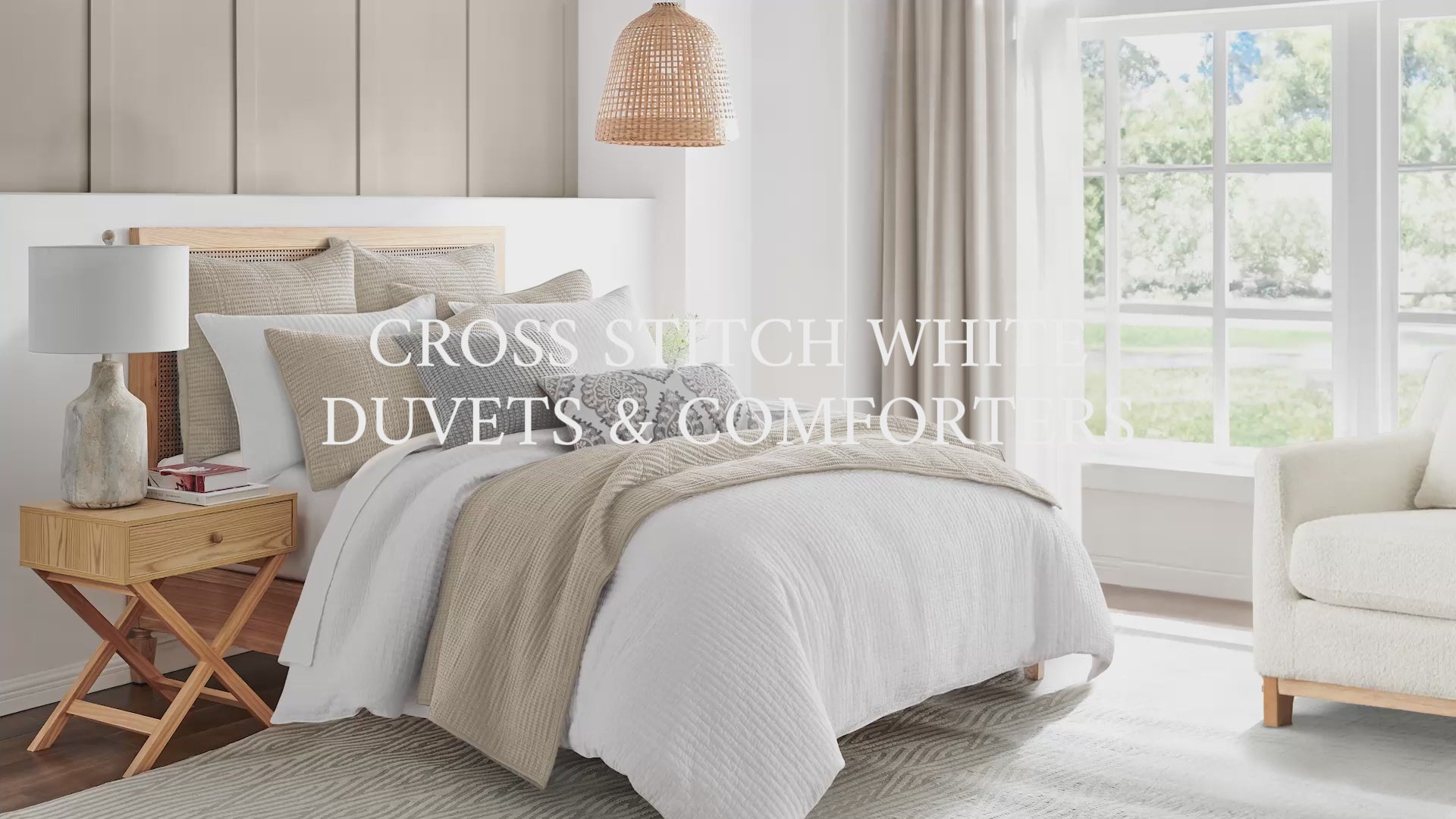 Levtex Home Cross Stitch Duvet Cover Set Duvets