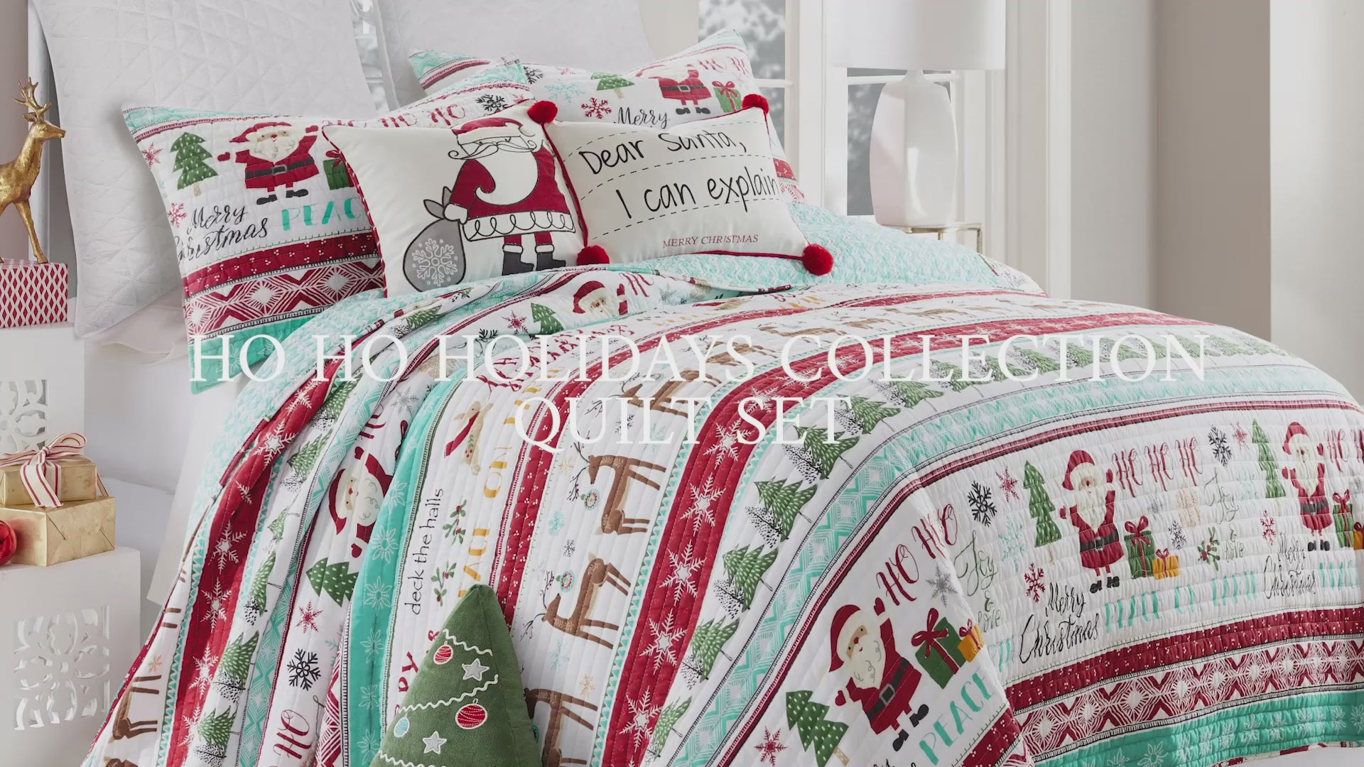 Levtex Home Ho Ho Holidays Quilt Set Quilts