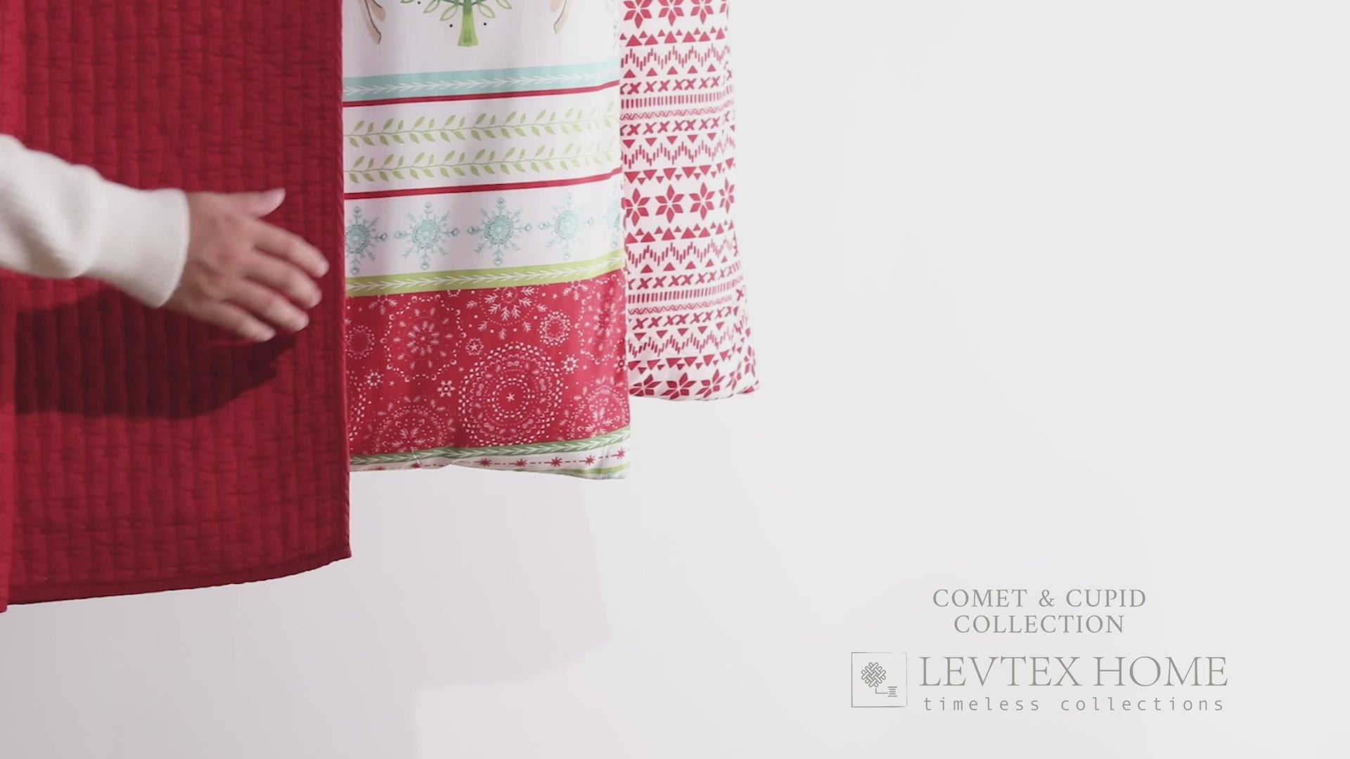 Levtex Home Merry & Bright Comet & Cupid Quilt Quilts