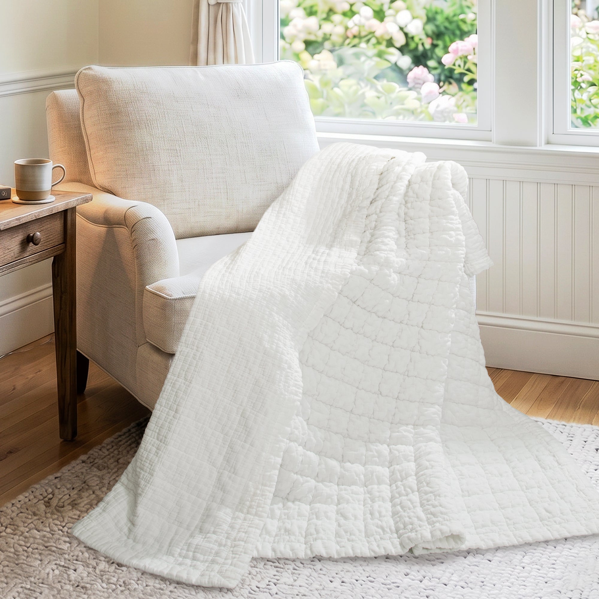 Whisper Quilted Throw