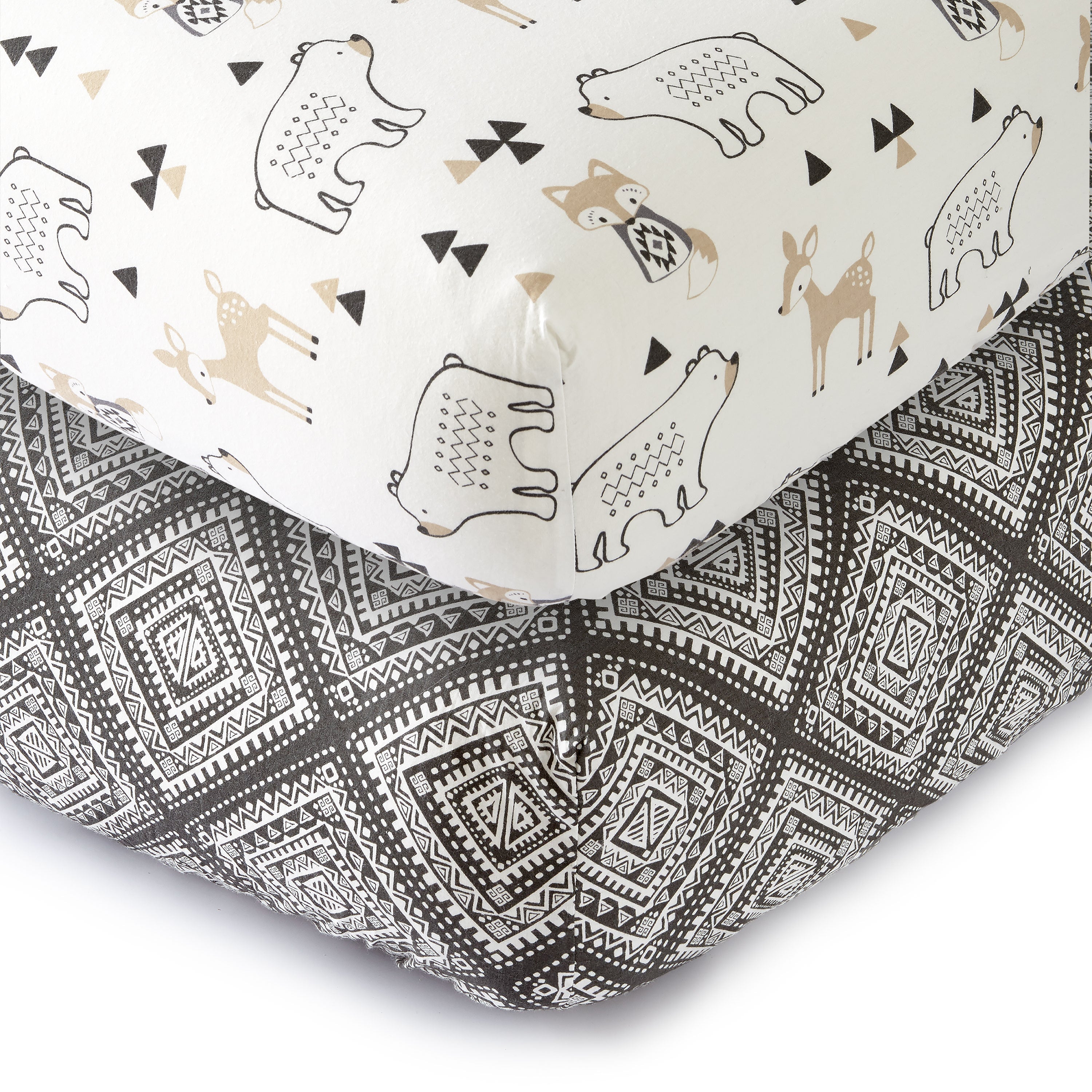 Levtex Home Bailey Fitted Crib Sheet Set of 2 Crib Fitted Sheets