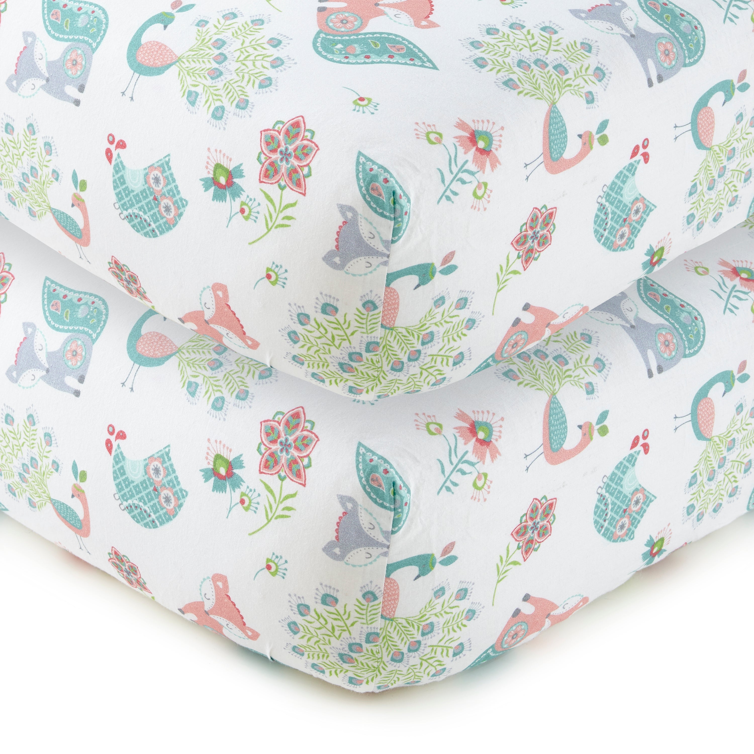 Levtex Home Fiona Cotton Crib Fitted Sheet - set of 2 Crib Fitted Sheets