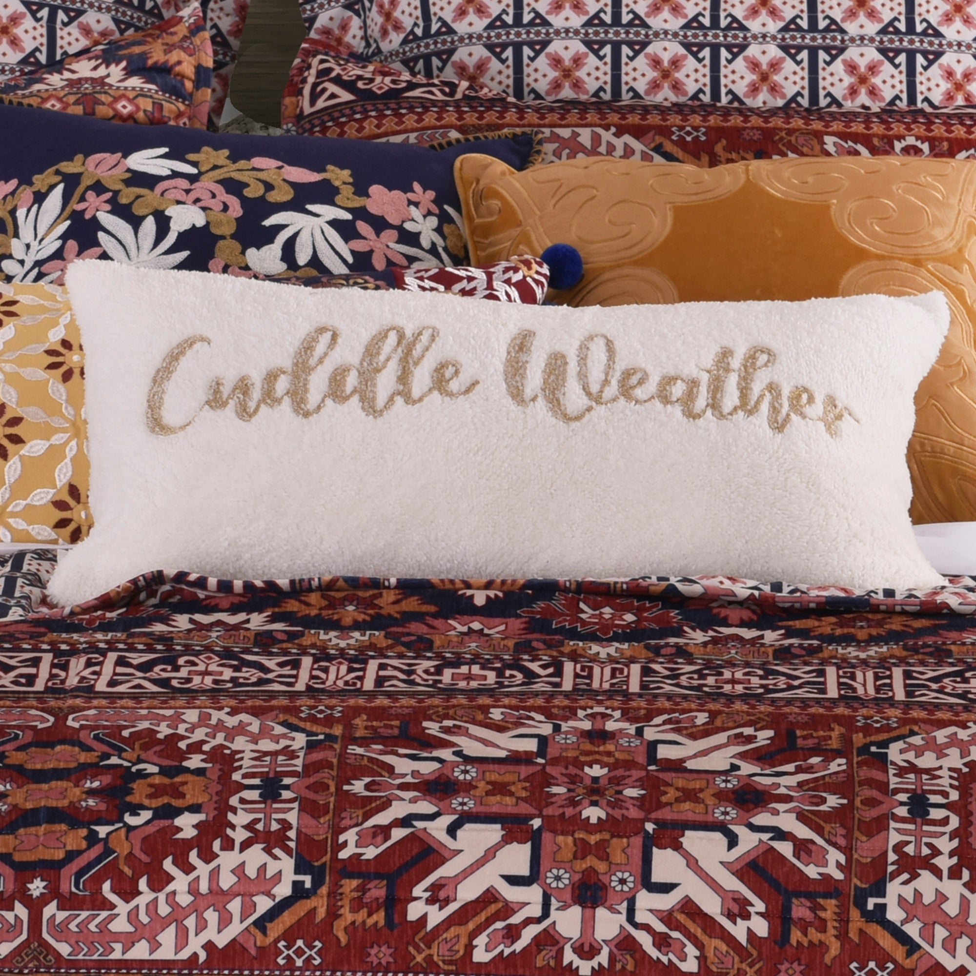 Levtex Home Madera Cuddle Weather Pillow Decorative Pillows