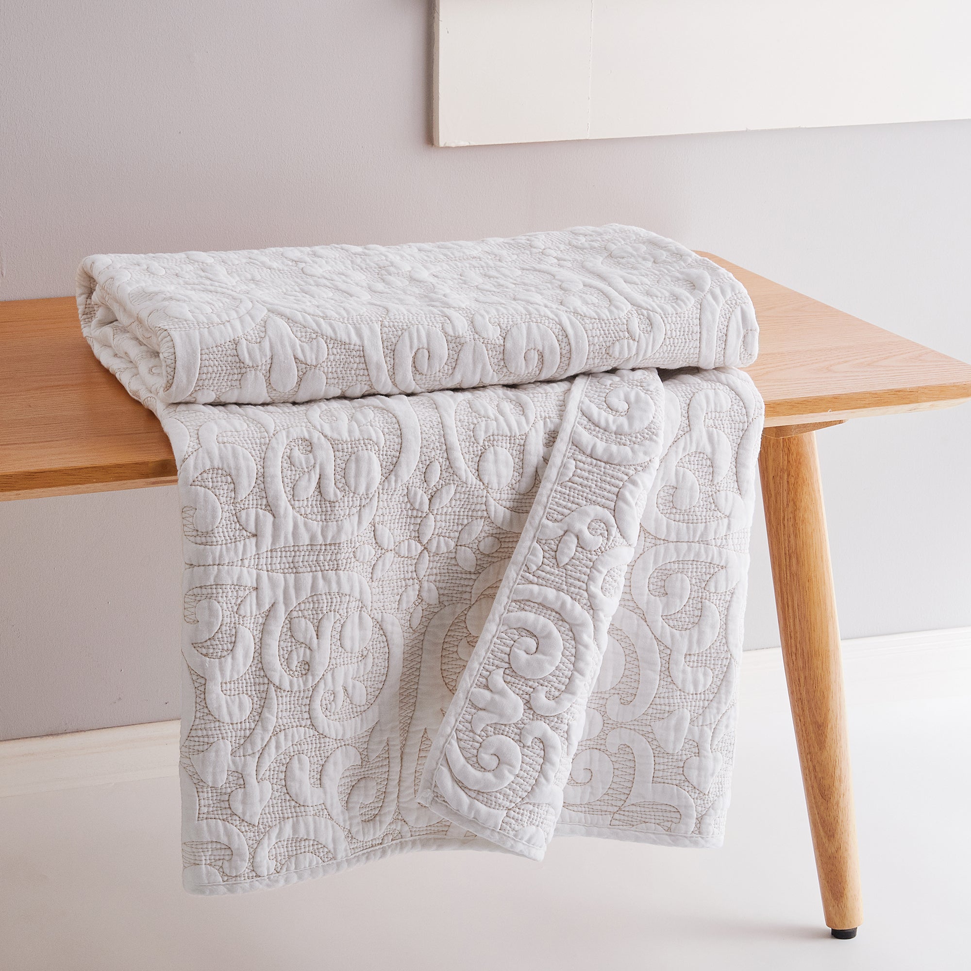 Levtex Home BH Sherbourne Stitch Quilted Throw Throws