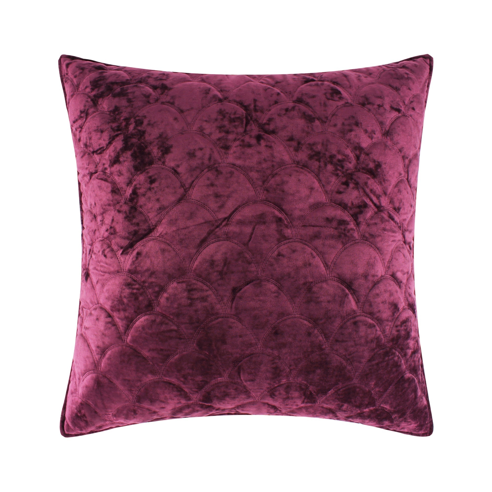 Levtex Home Ellora Plum Velvet Euro Sham Euro Shams