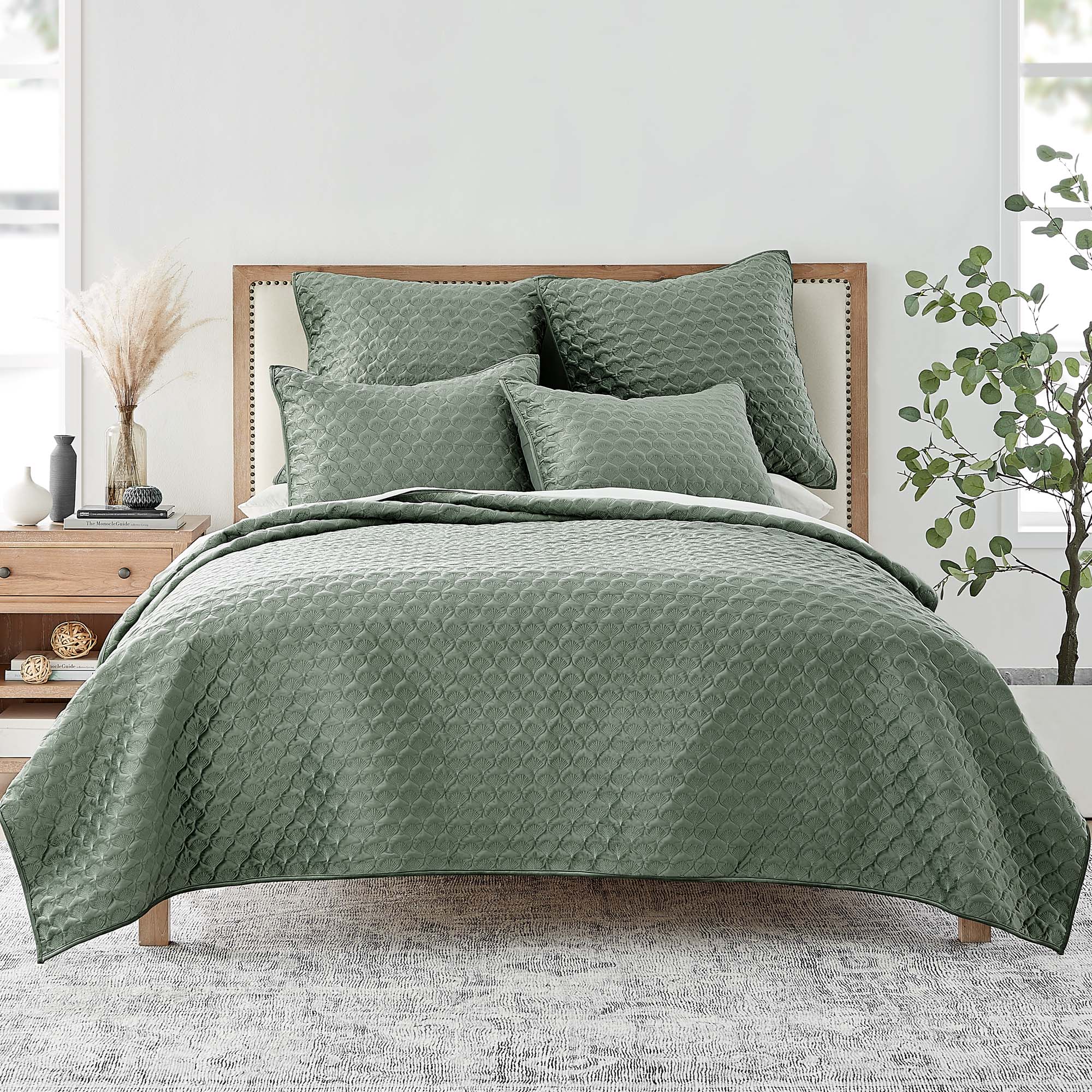 Levtex Home Merano Velvet Sea Spray Quilt Quilts