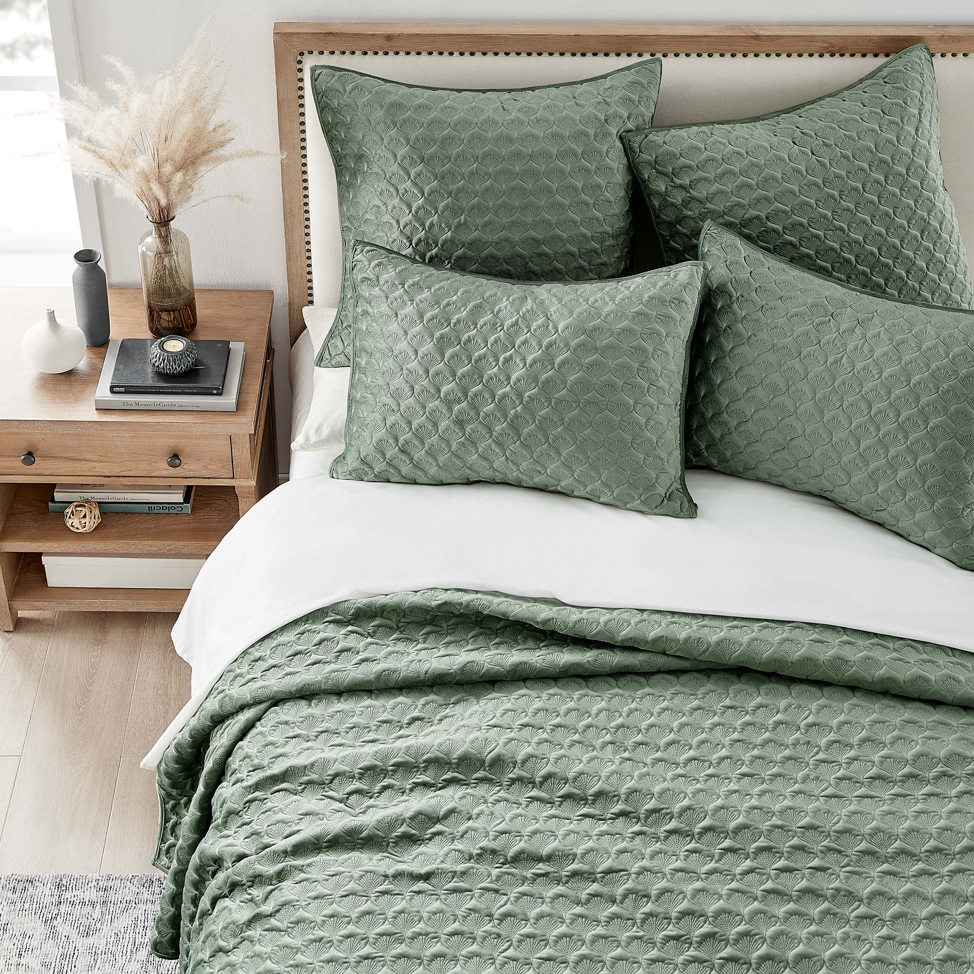 Levtex Home Merano Velvet Sea Spray Quilt Quilts
