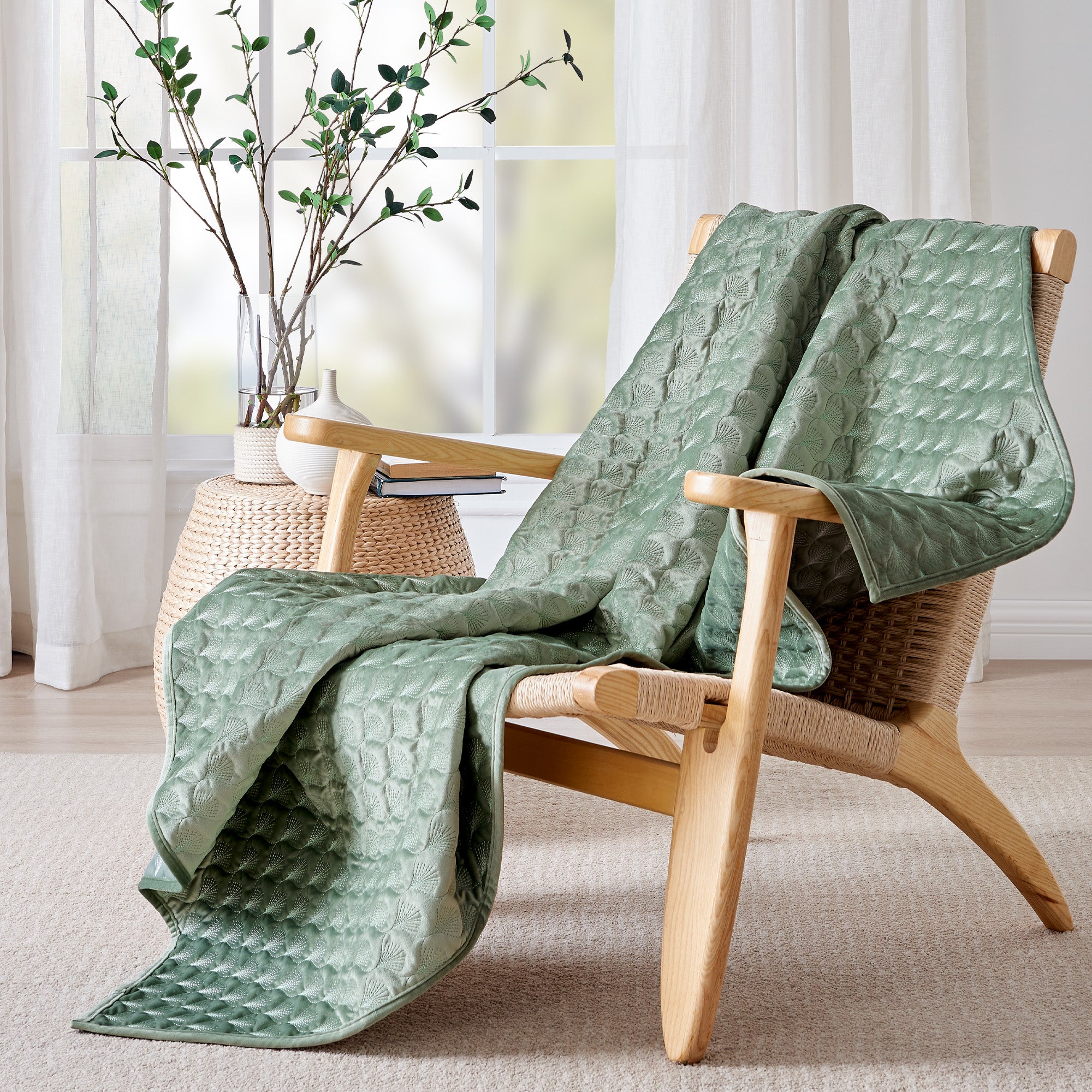 Levtex Home Merano Velvet Sea Spray Throw Throws