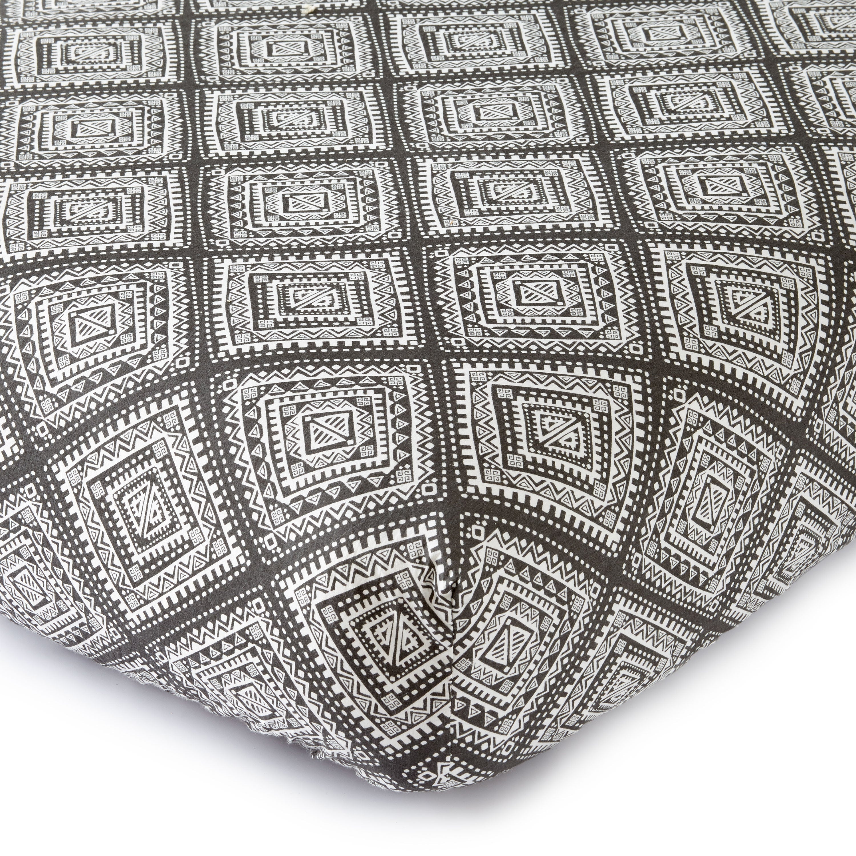 Levtex Home Bailey Geo Tribal Cotton Crib Fitted Sheet Crib Fitted Sheets