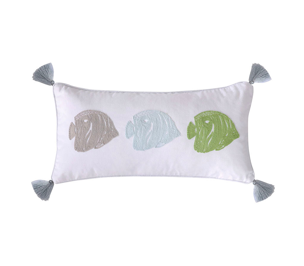 Levtex Home Deva Beach Fishes Pillow Decorative Pillows