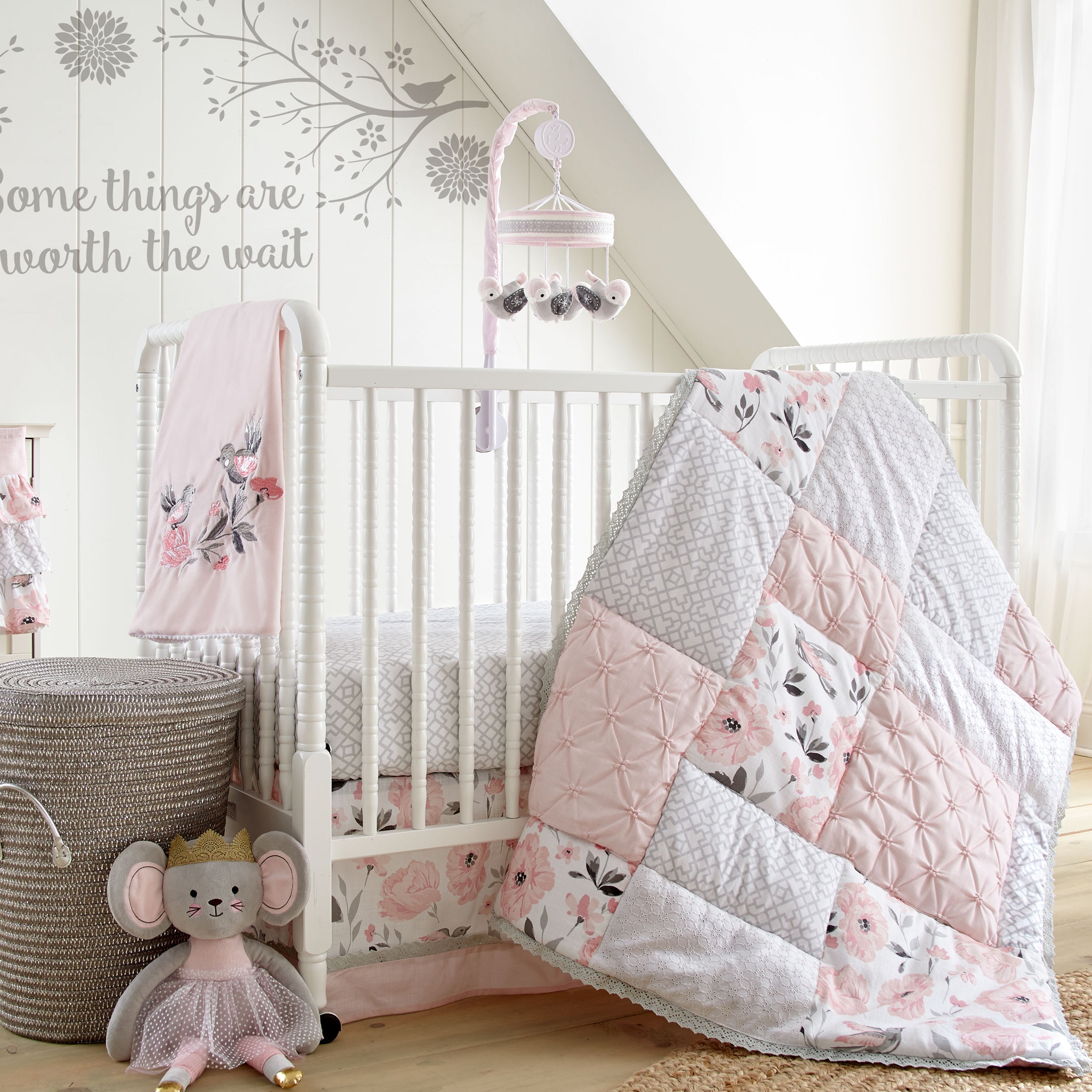 Levtex Home Elise Cotton Crib Fitted Sheet Crib Fitted Sheets
