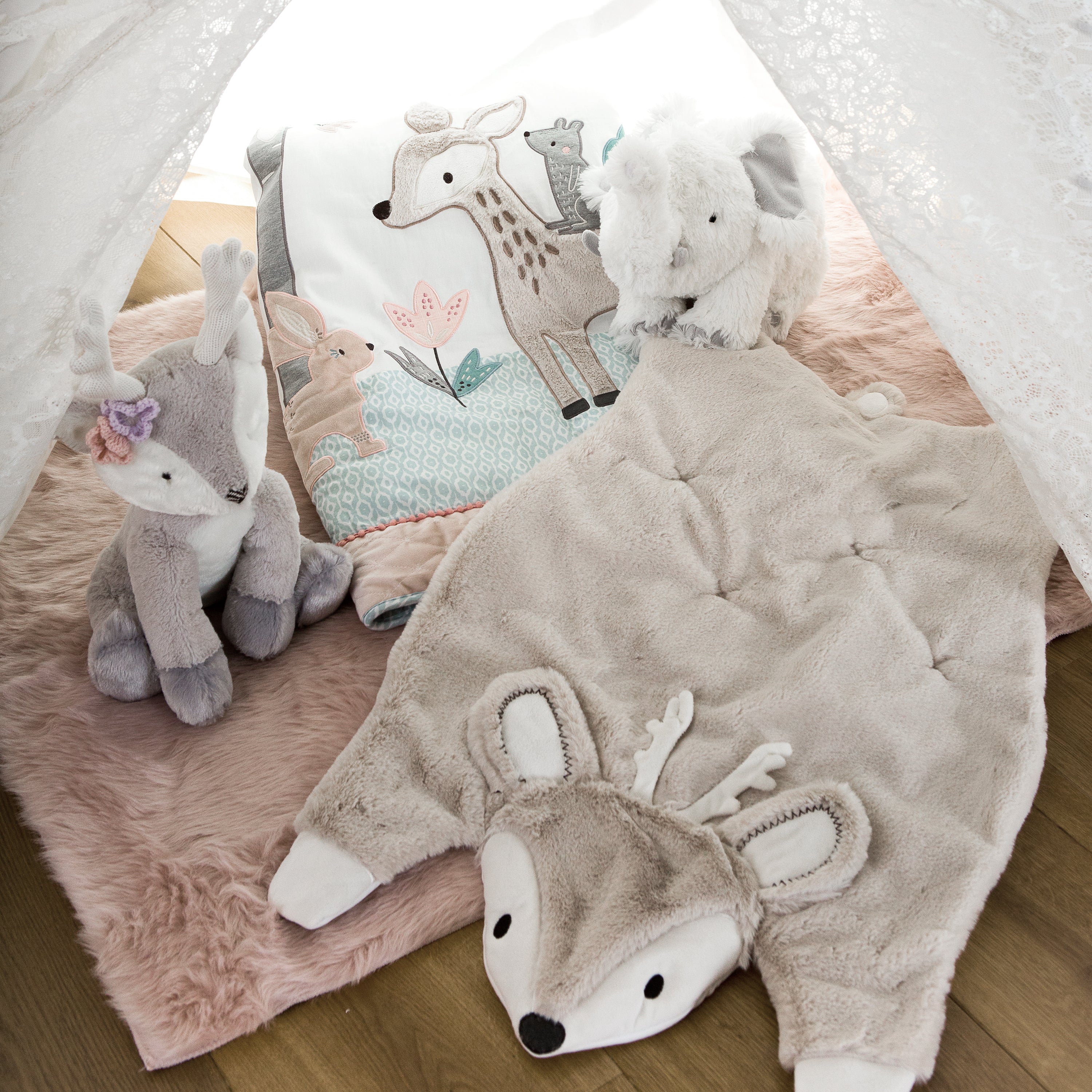 Levtex Home Everly Deer Plush Baby Plush Toys