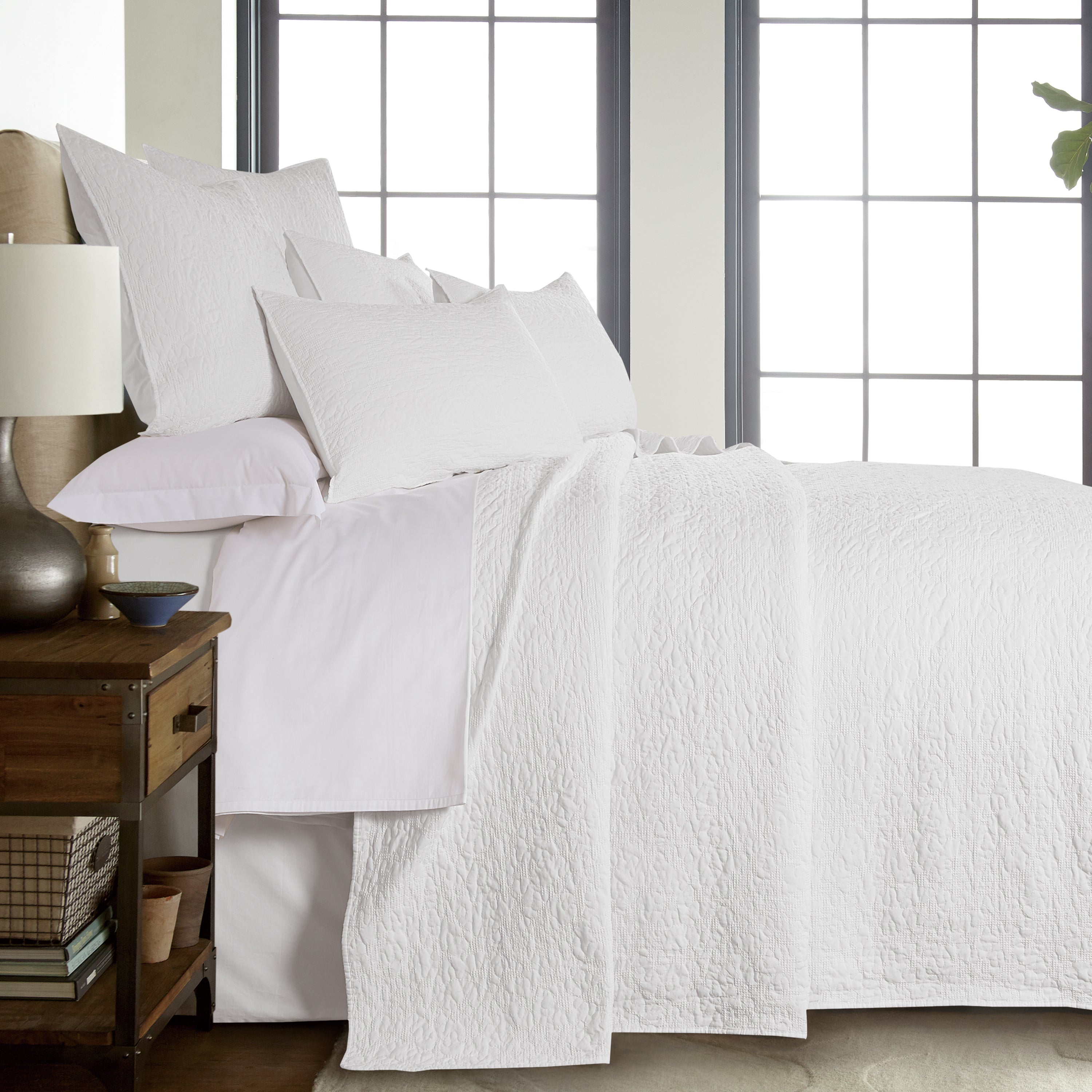 Levtex Home Emory White Bedspread Set Bedspreads
