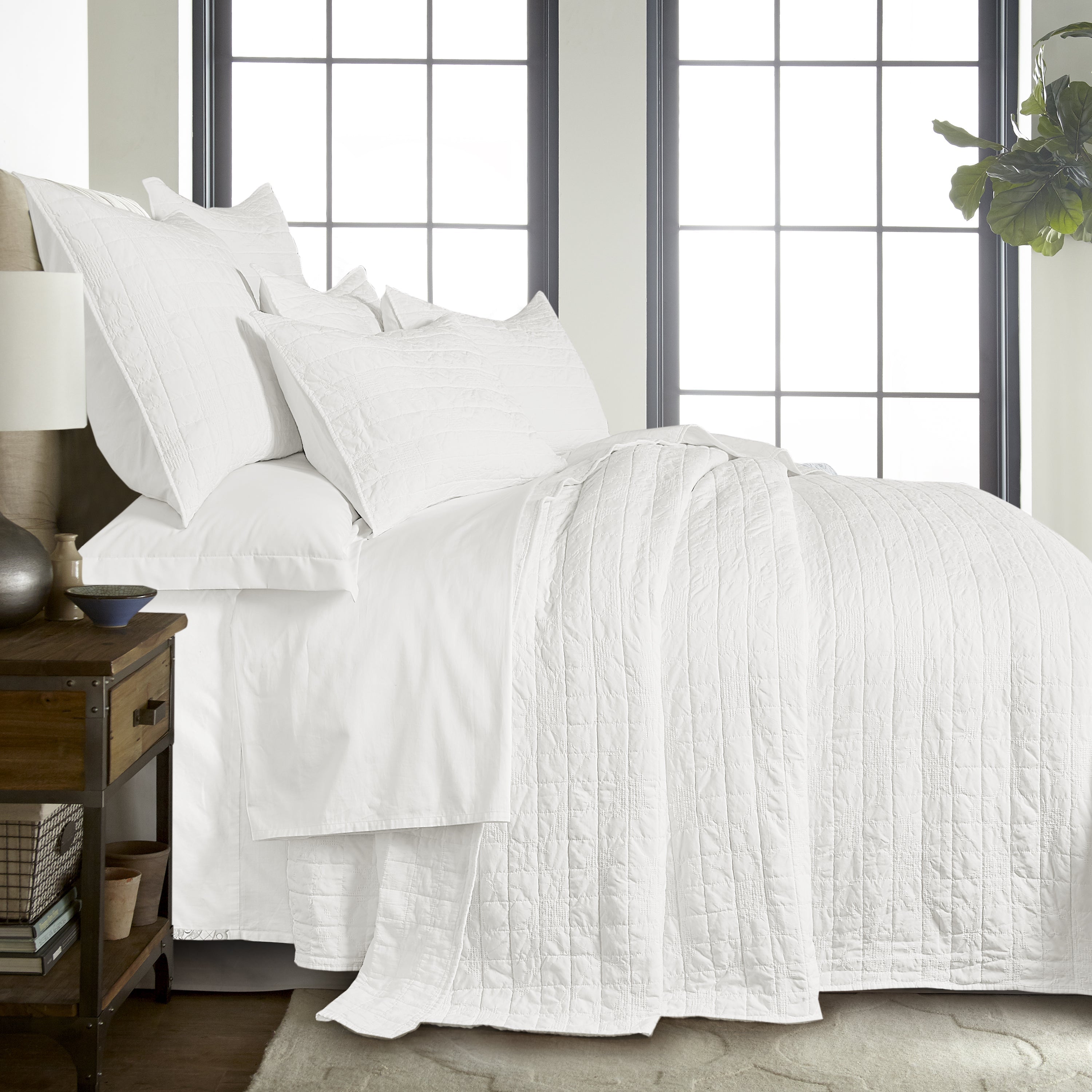 Levtex Home Bowie White Bedspread Set Bedspreads