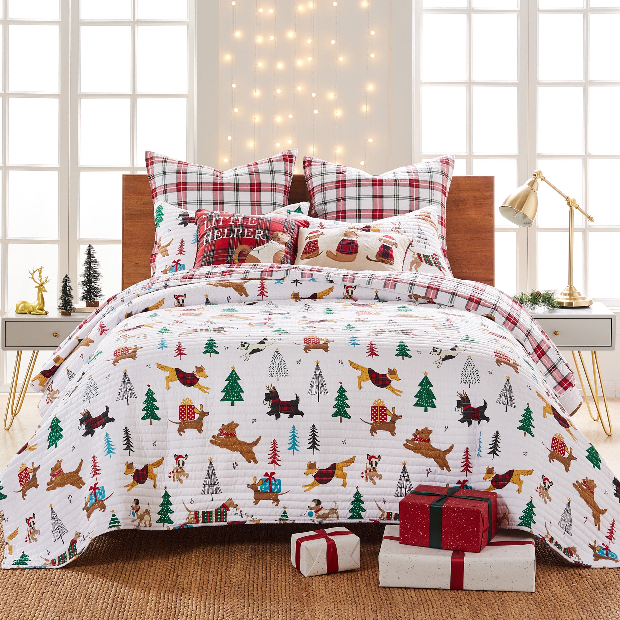Levtex Home Jingle Paws Euro Sham Set of 2 Euro Shams