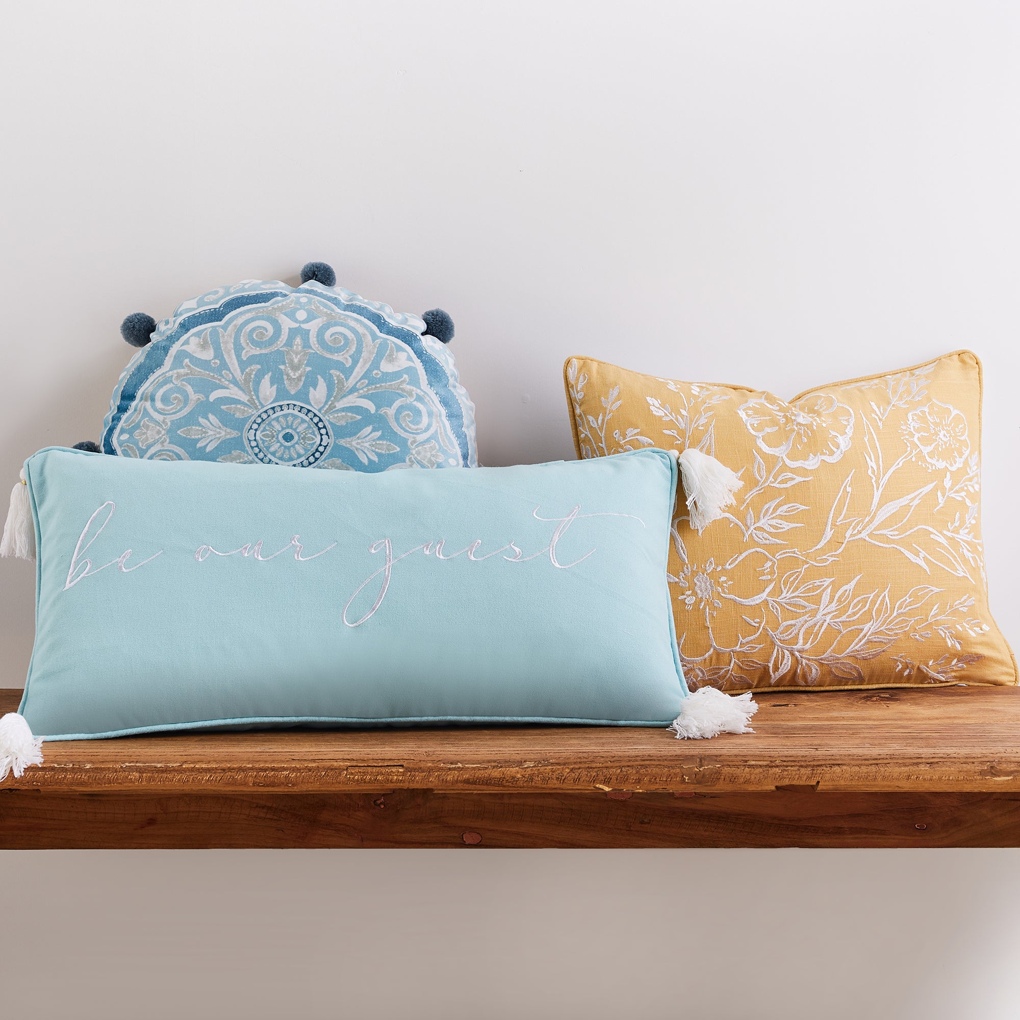 Levtex Home Alita Be Our Guest Pillow Decorative Pillows