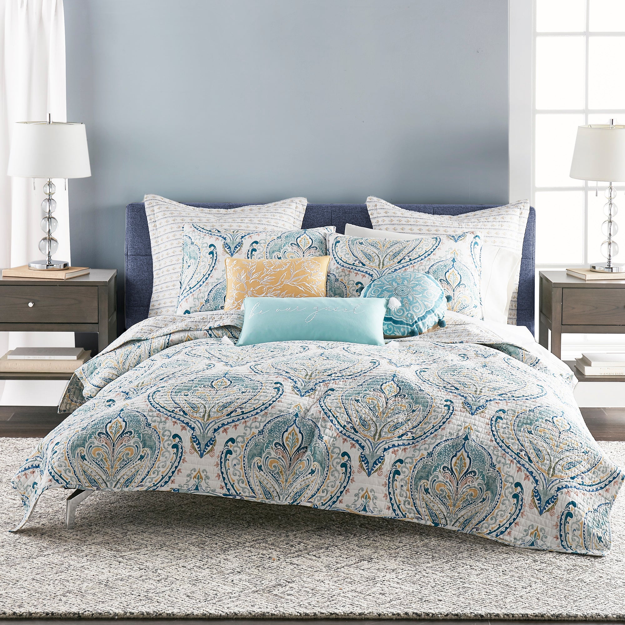 Levtex Home Alita Be Our Guest Pillow Decorative Pillows