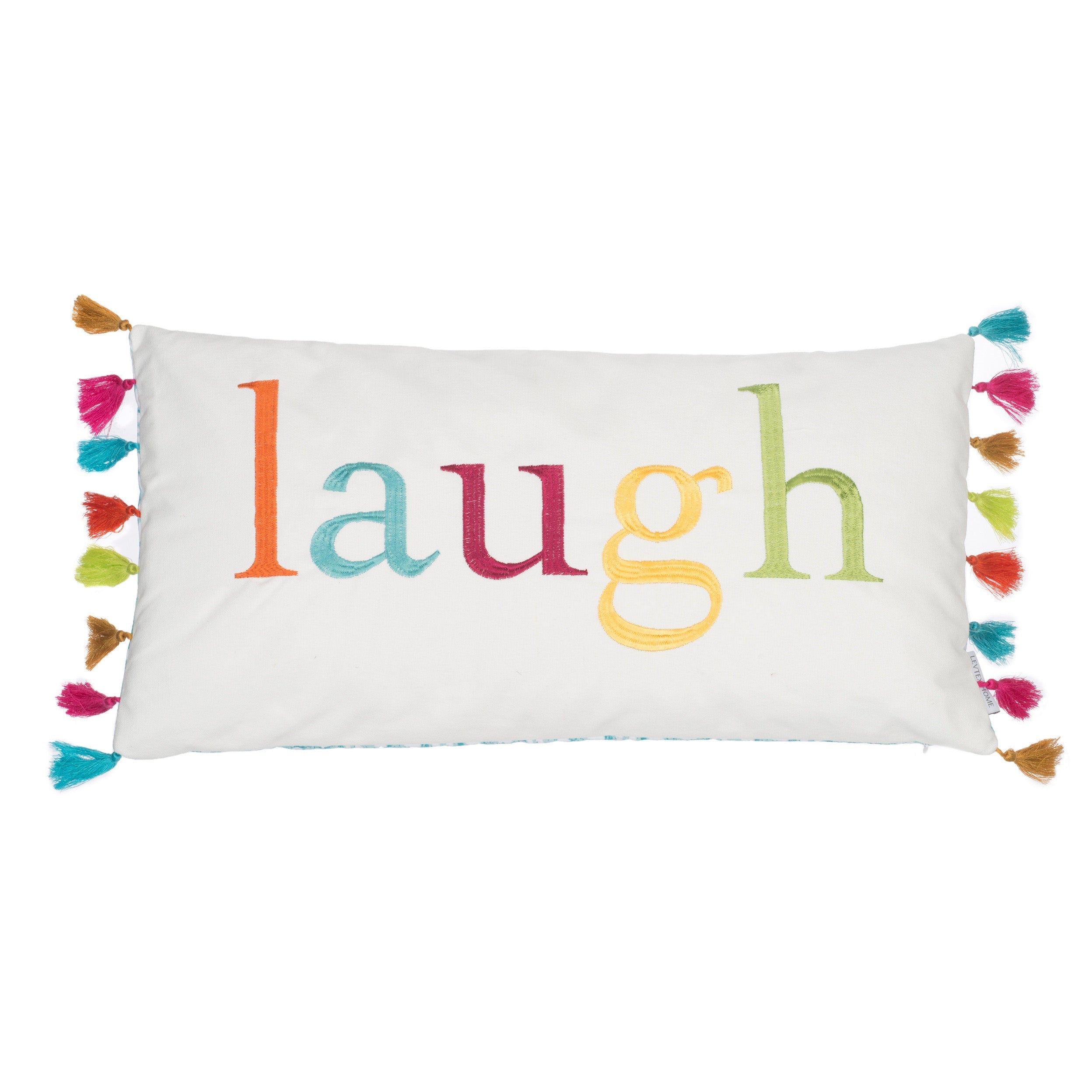 Kelsey Laugh Tassels pillow