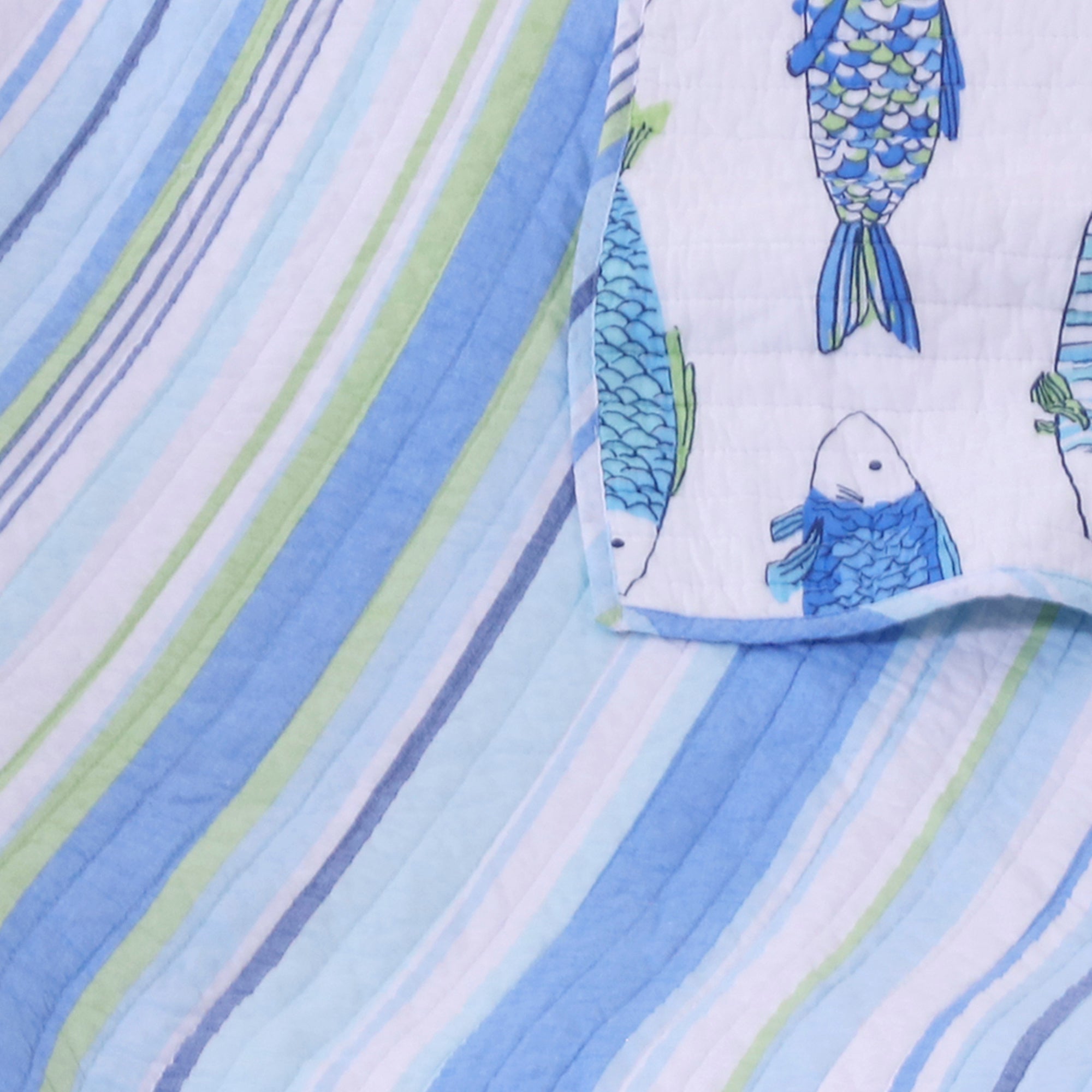 Levtex Home Catalina Fish Quilted Throw Throws