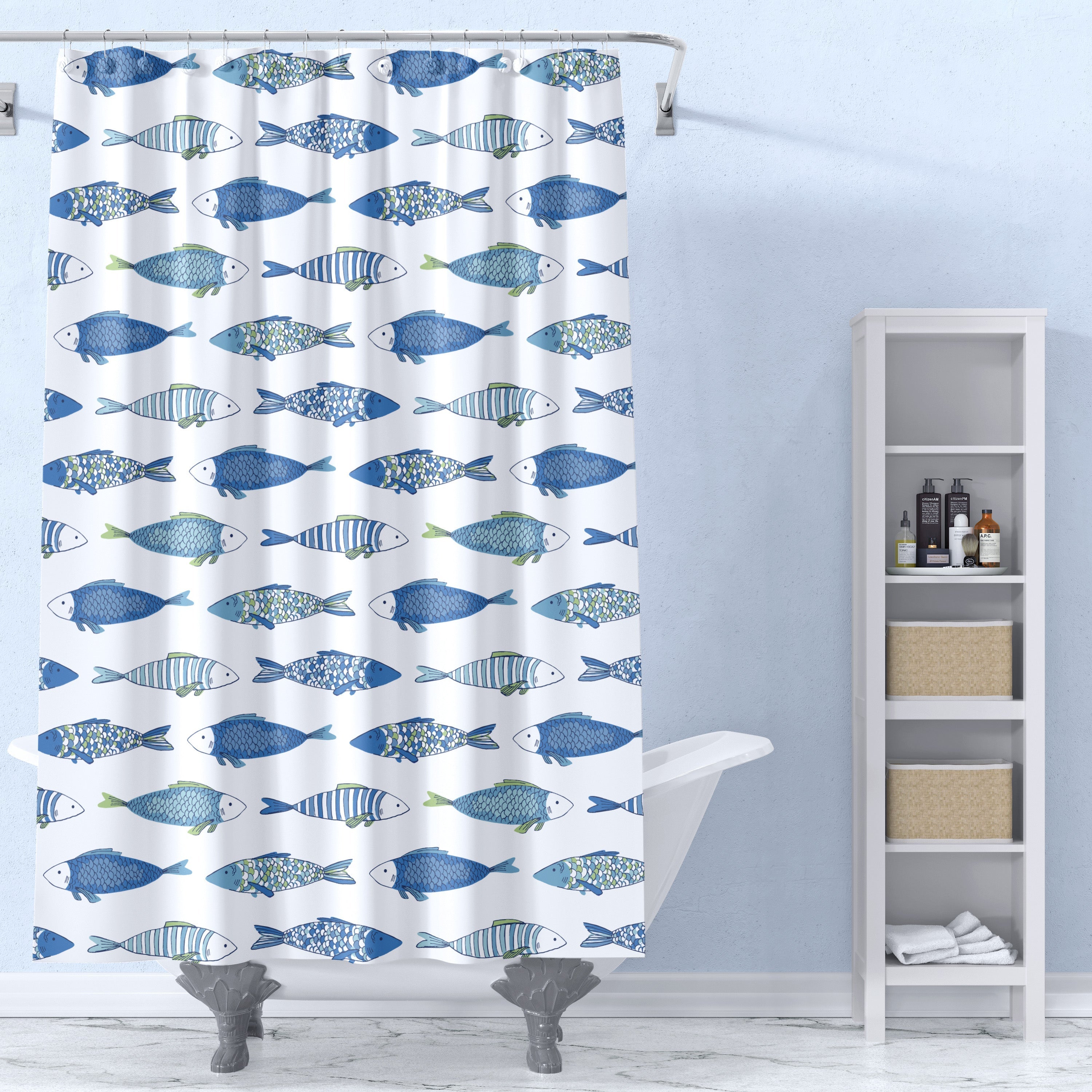 Catalina Fish Shower Curtain
