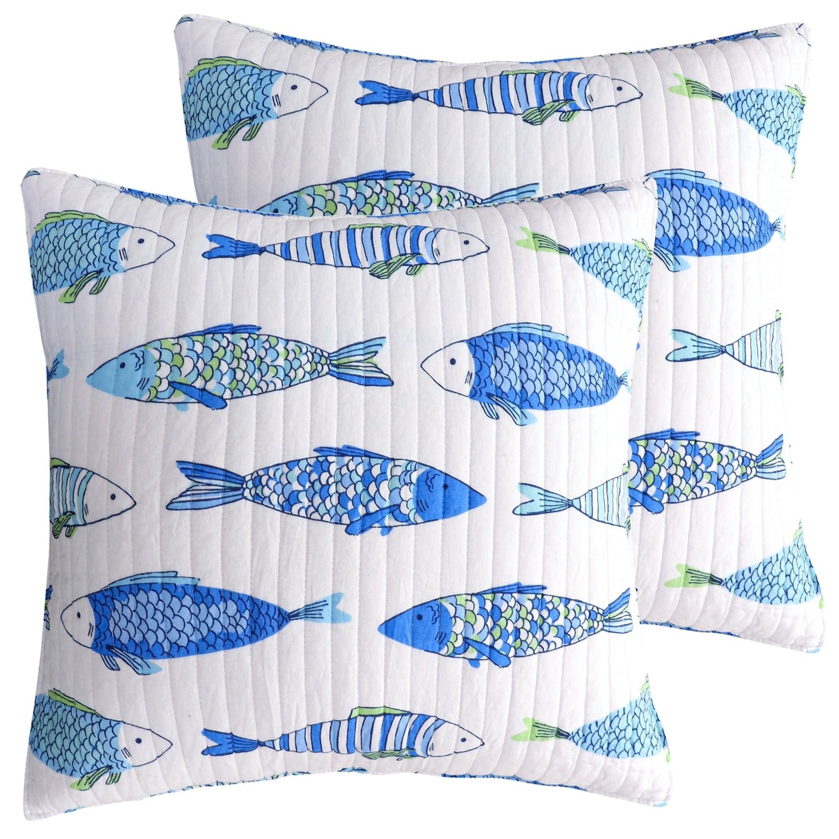 Levtex Home Catalina Fish Euro Sham Set of 2 Euro Shams