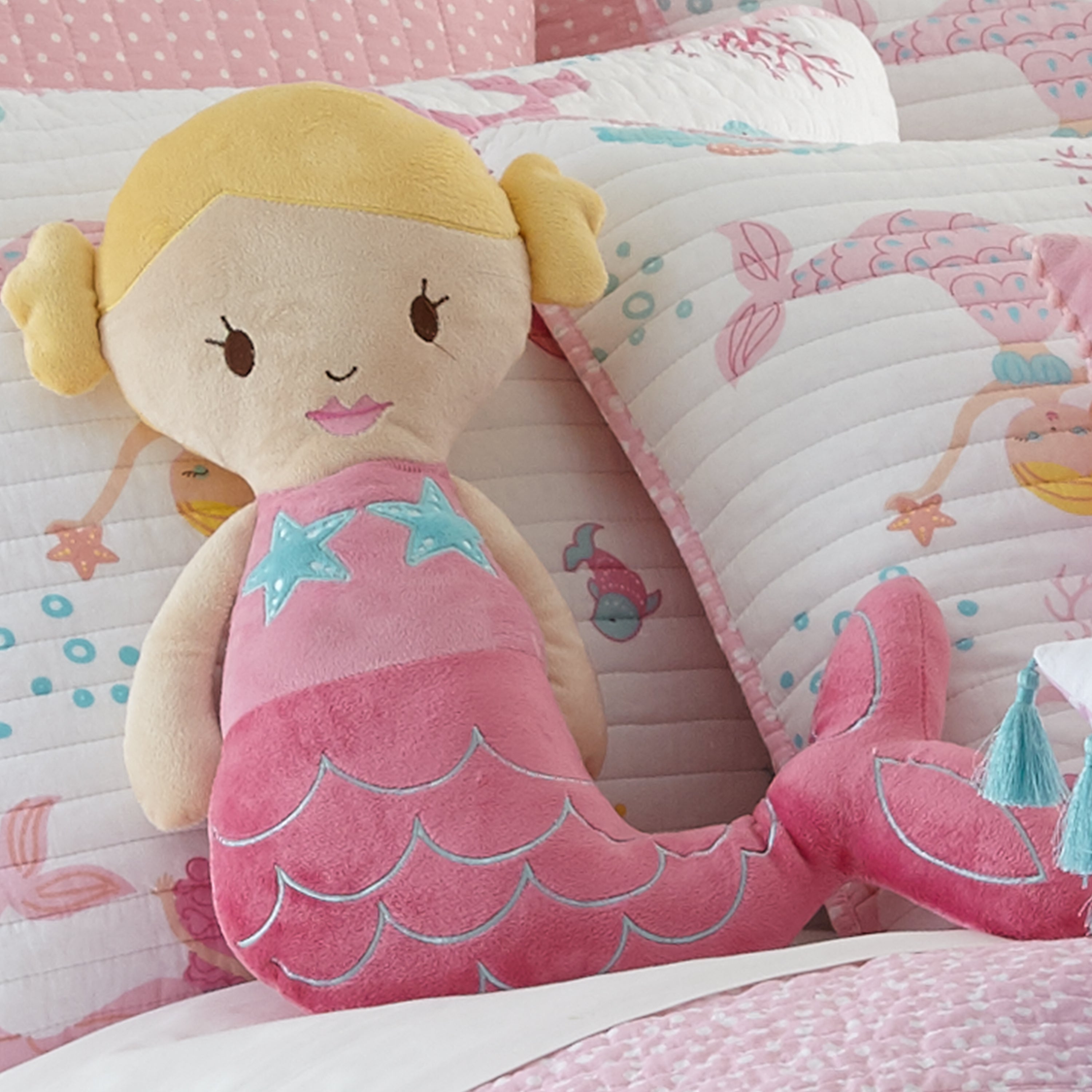 Levtex Home Marina Mermaid Pillow Kids Decorative Pillows