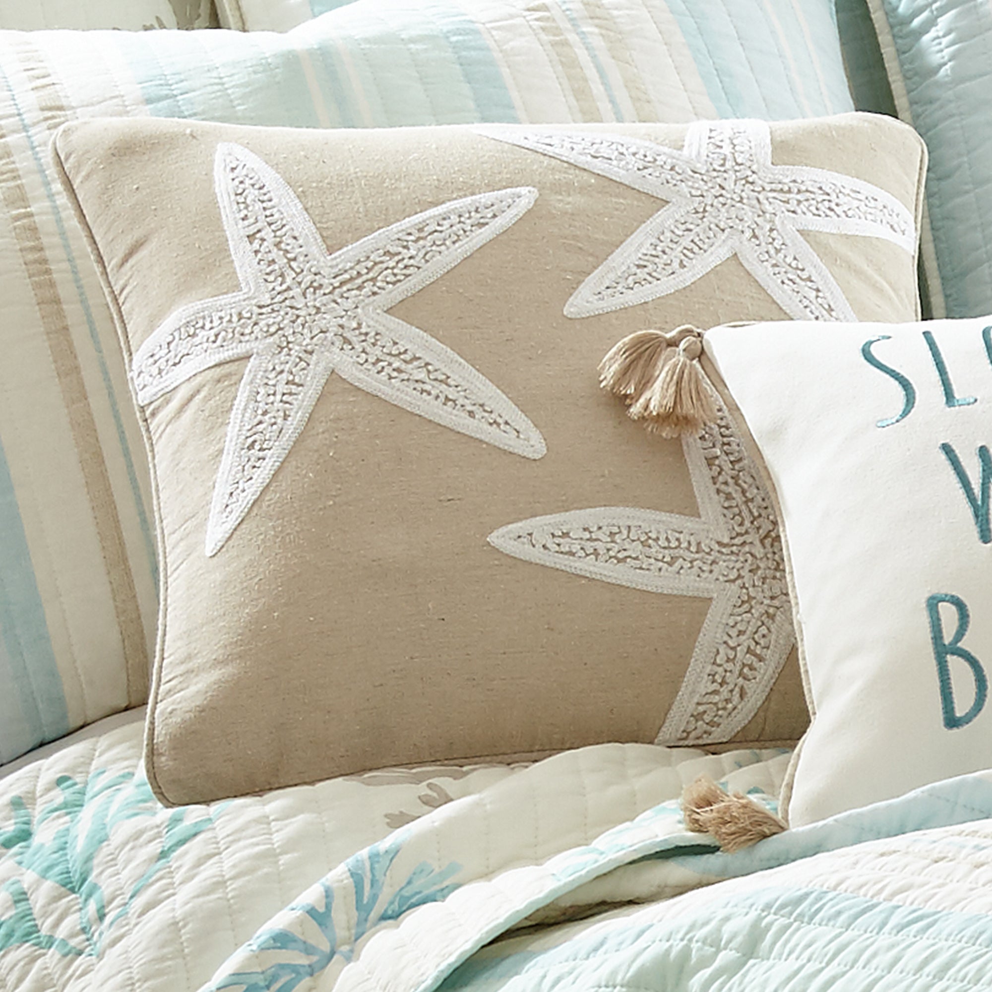 Levtex Home Stone Harbor Starfish Pillow Decorative Pillows