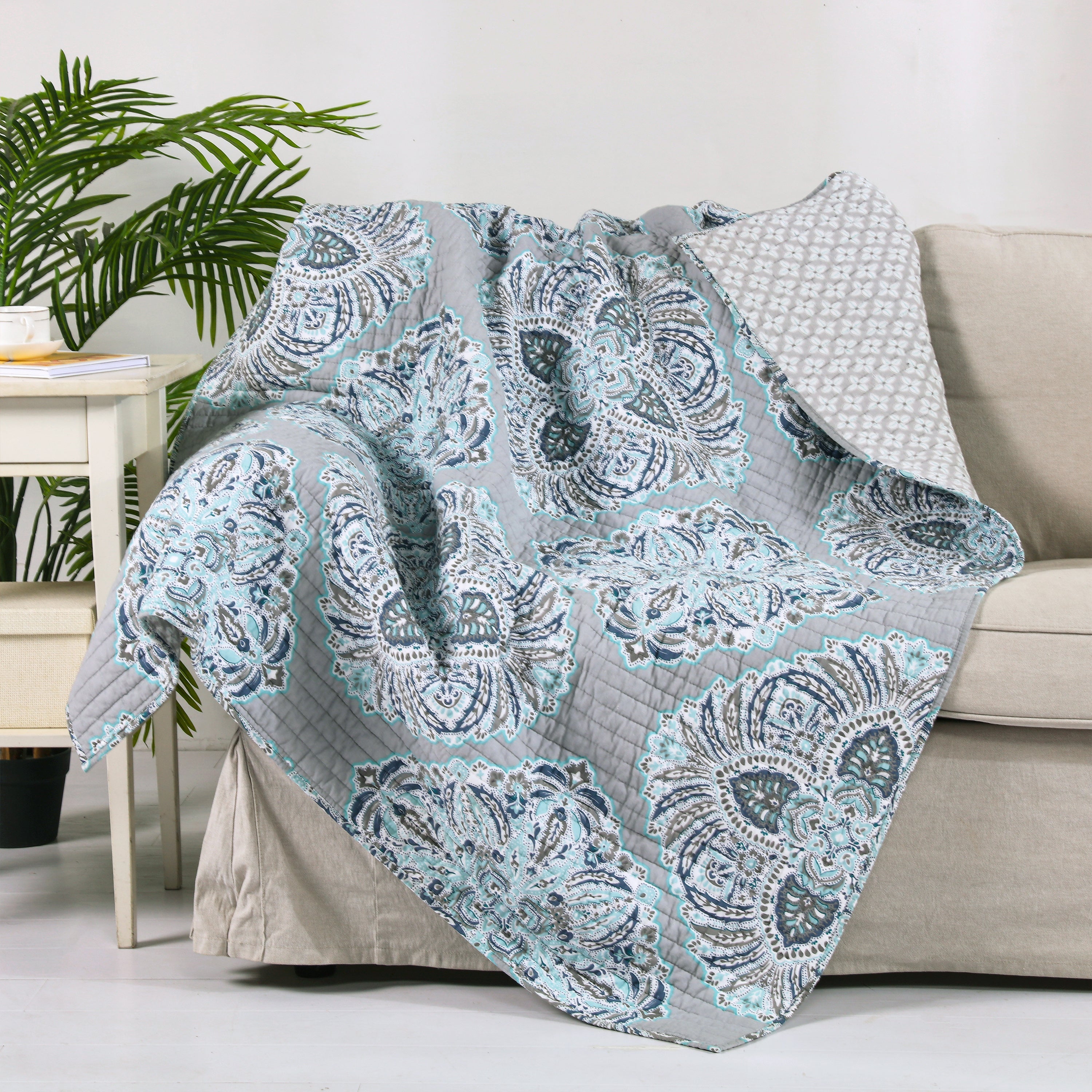 Levtex Home Tania Quilted Throw Throws