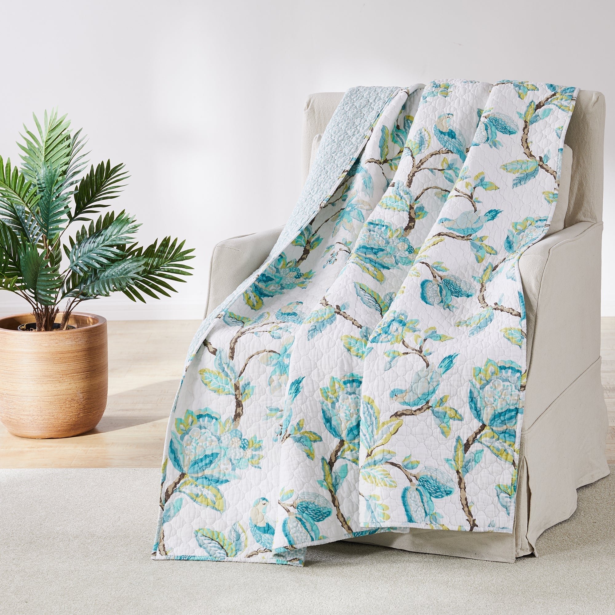 Levtex Home Cressida Quilted Throw Throws