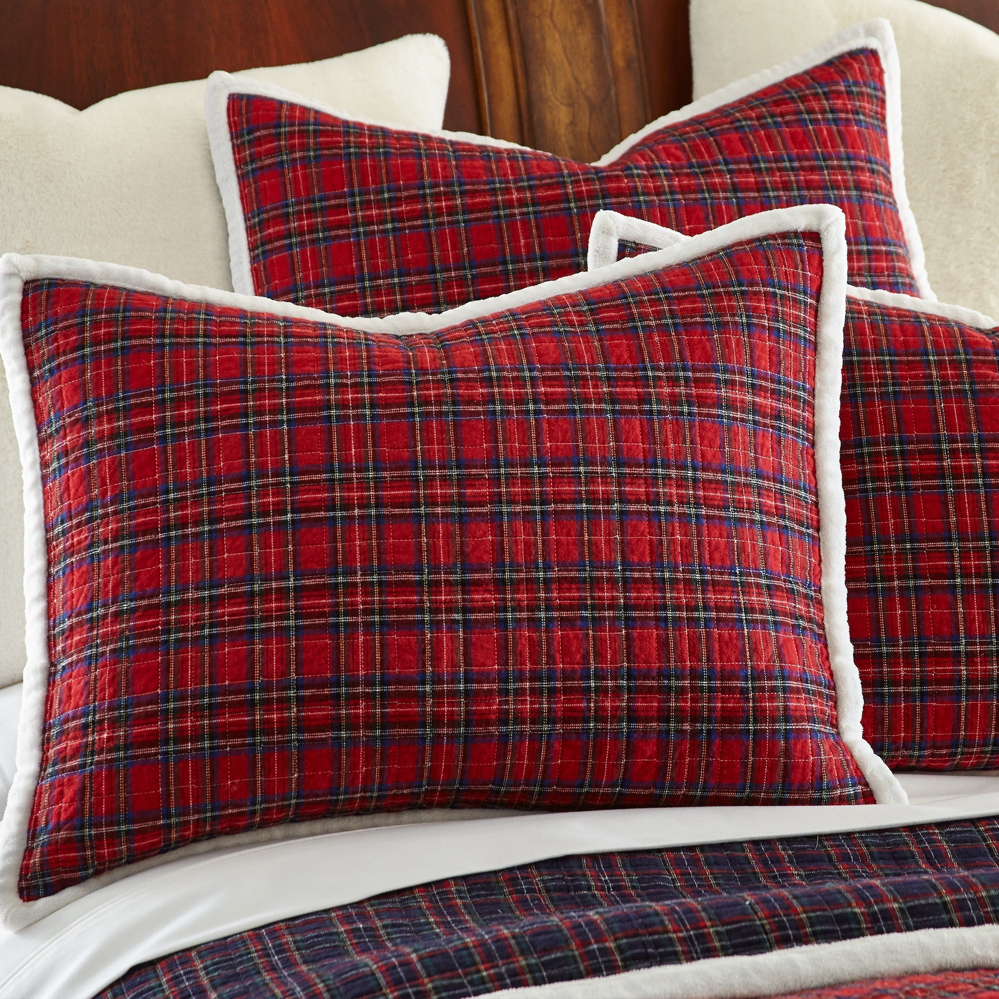 Levtex Home Plaid Fur Quilt Set Quilts