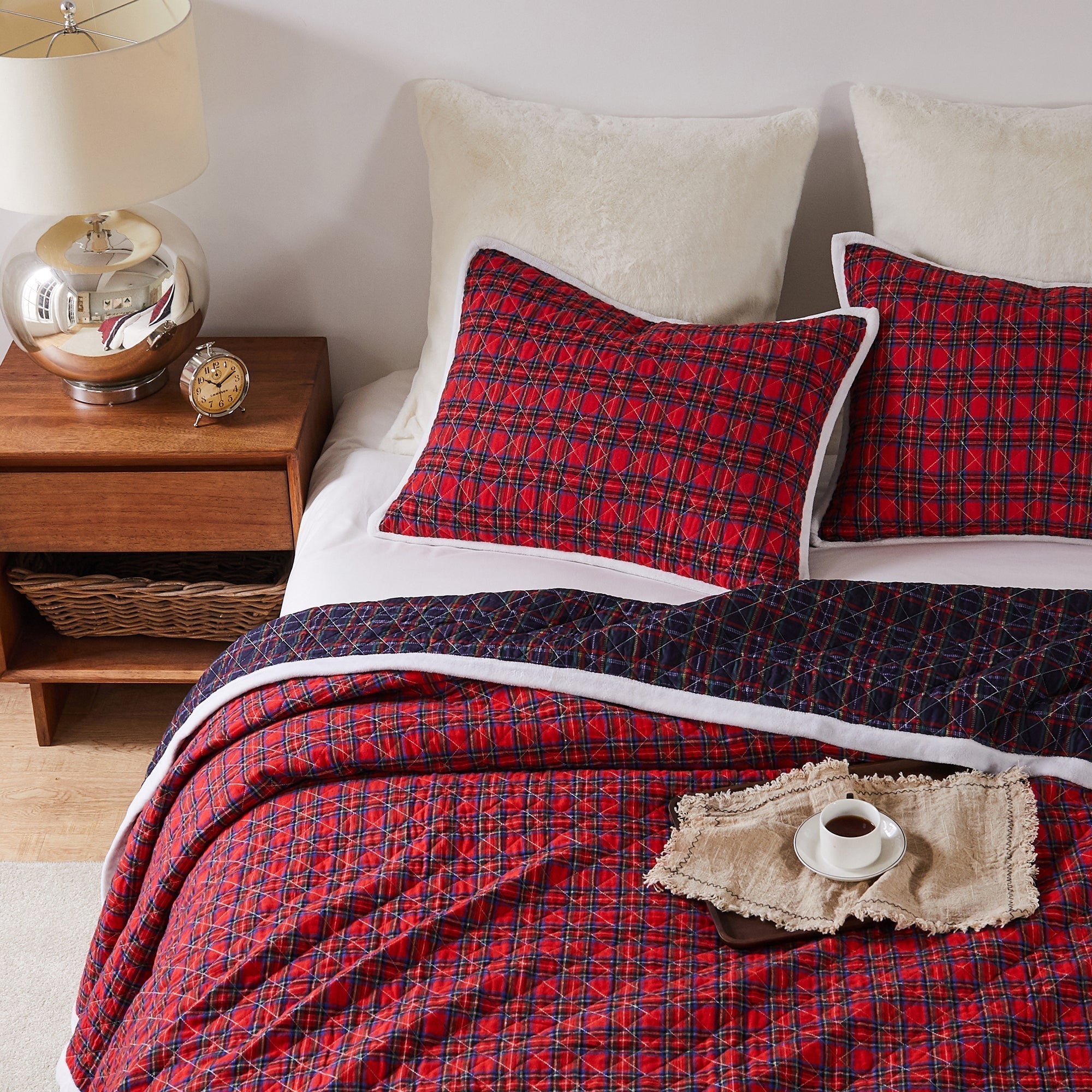 Levtex Home Plaid Fur Quilt Set Quilts