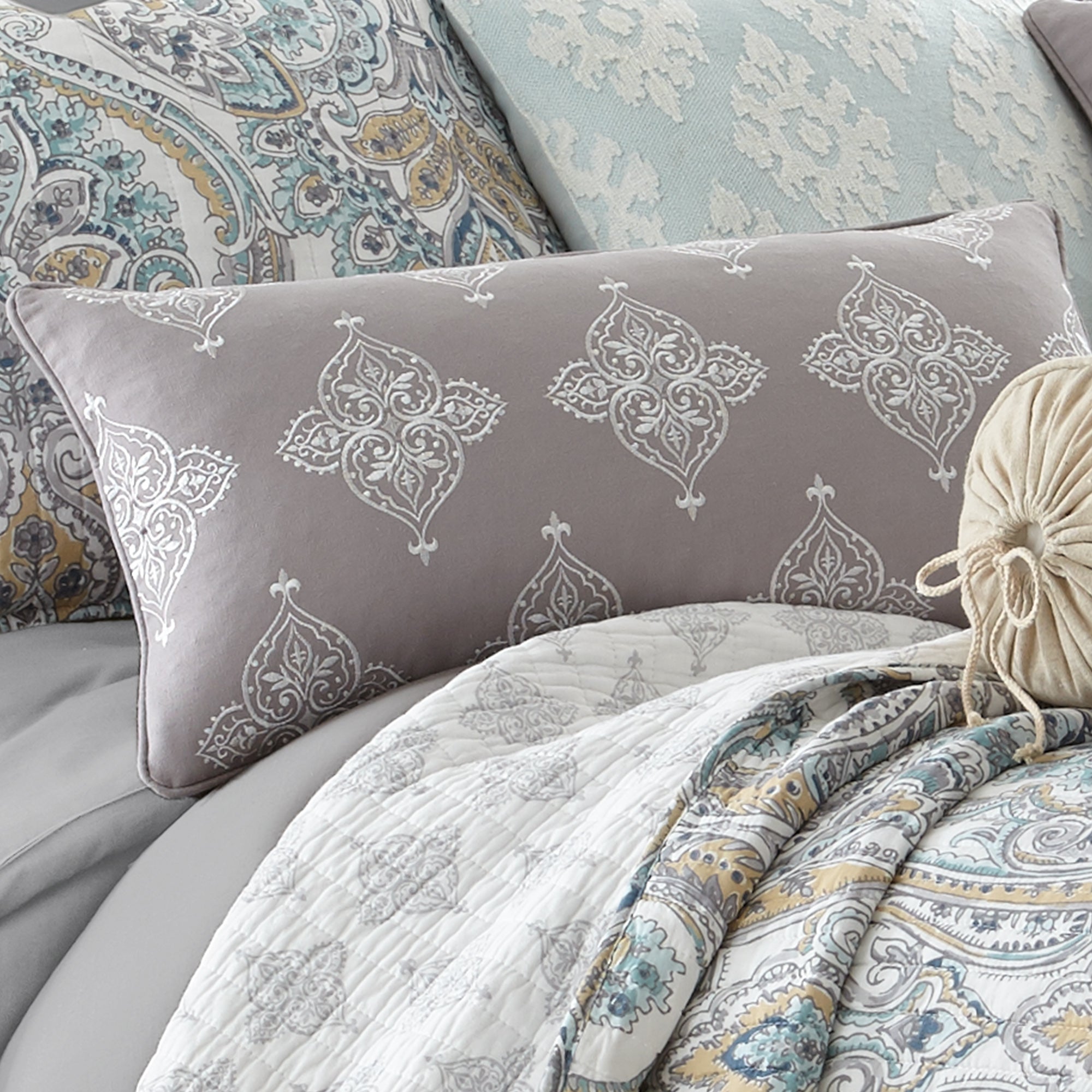 Levtex Home Rome Damask Pillow Decorative Pillows