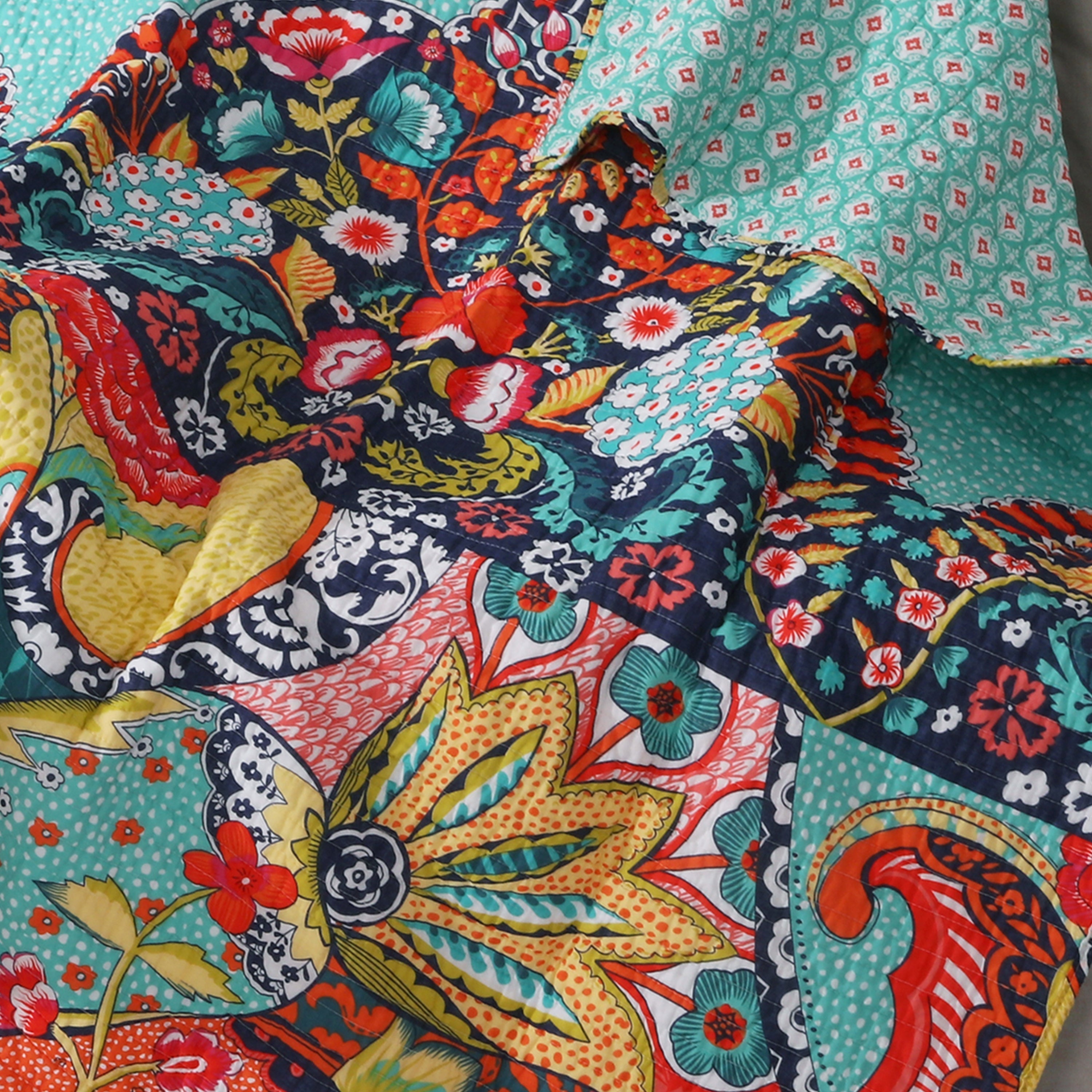 Levtex Home Jules Quilted Throw Throws