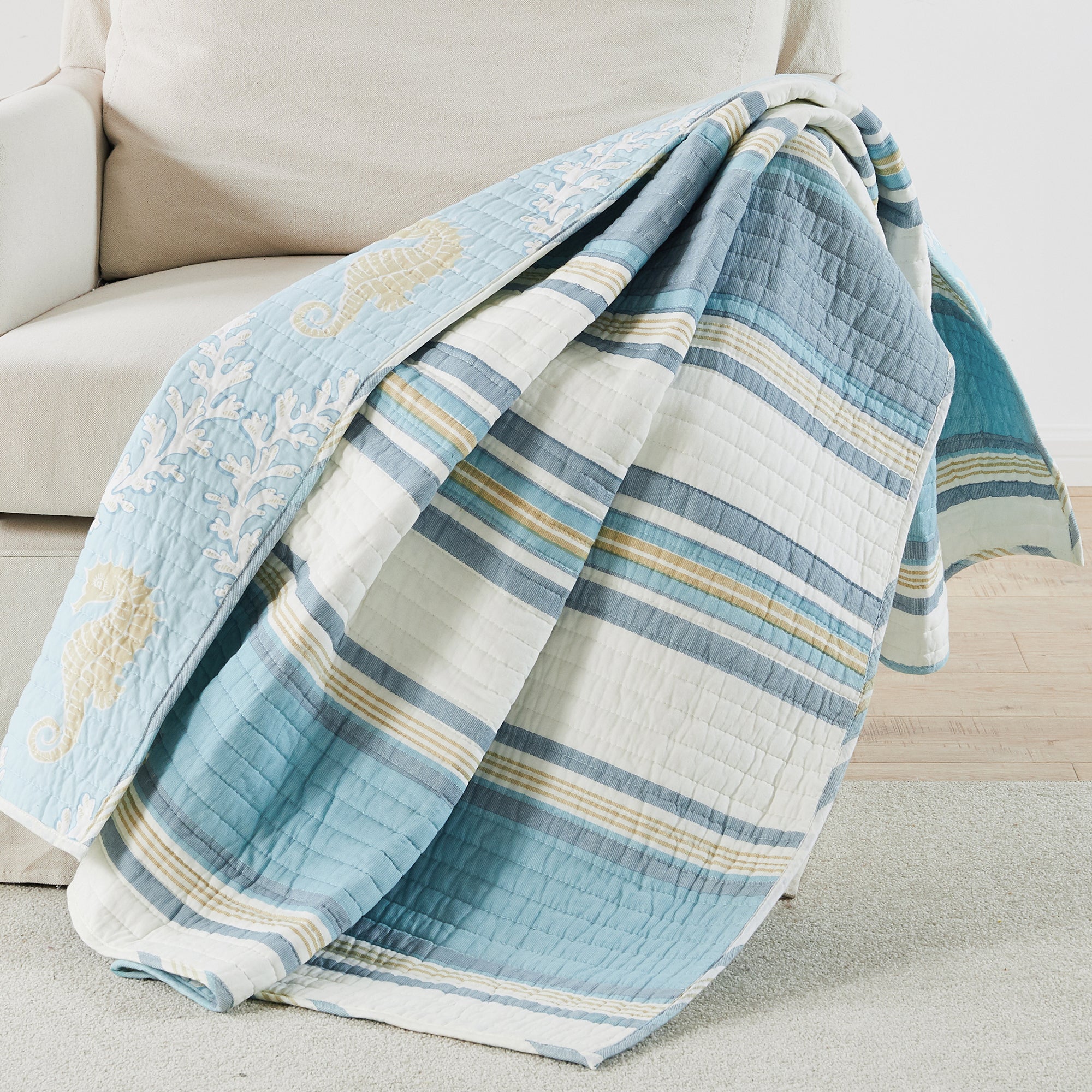 Levtex Home Kailua Quilted Throw Throws